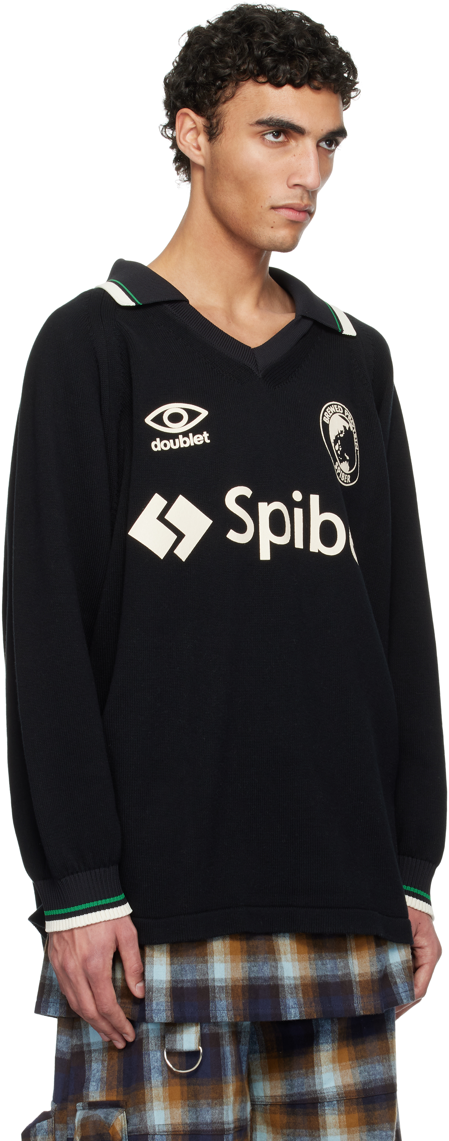 トップス Doublet25SSTEAM SPIBERFOOTBALL KNITWEAR doublet TEAM SPIBER FOOTBALL KNITWEAR (25SS54KN183