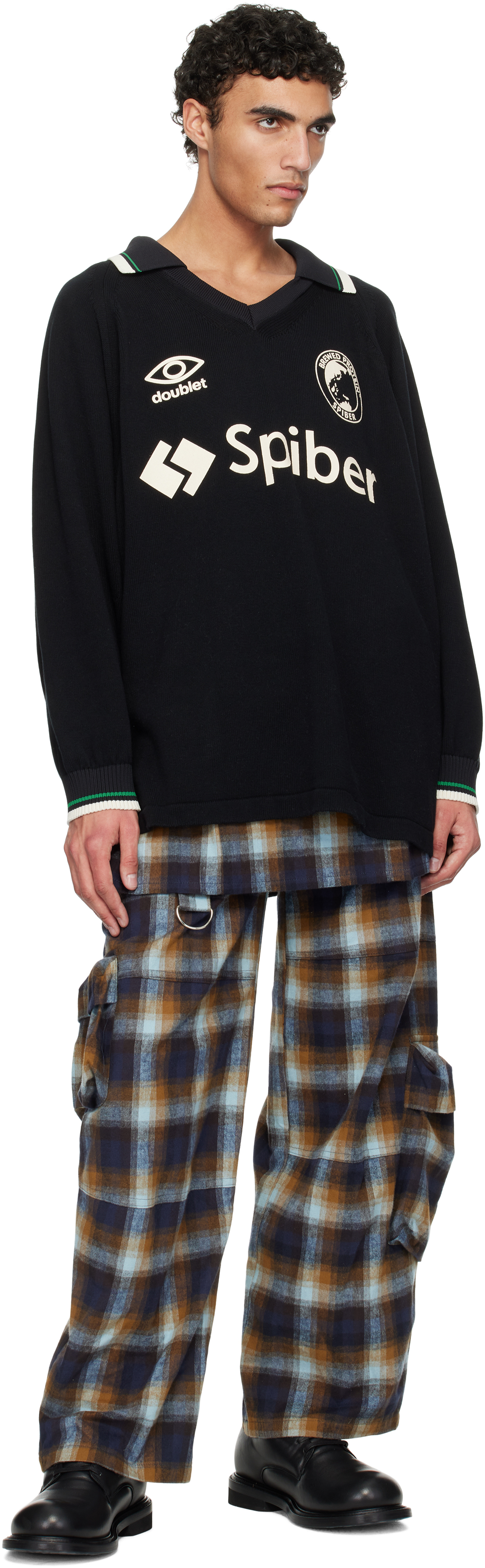 doublet Black Team Spiber Football Sweater - Sweaters - Free