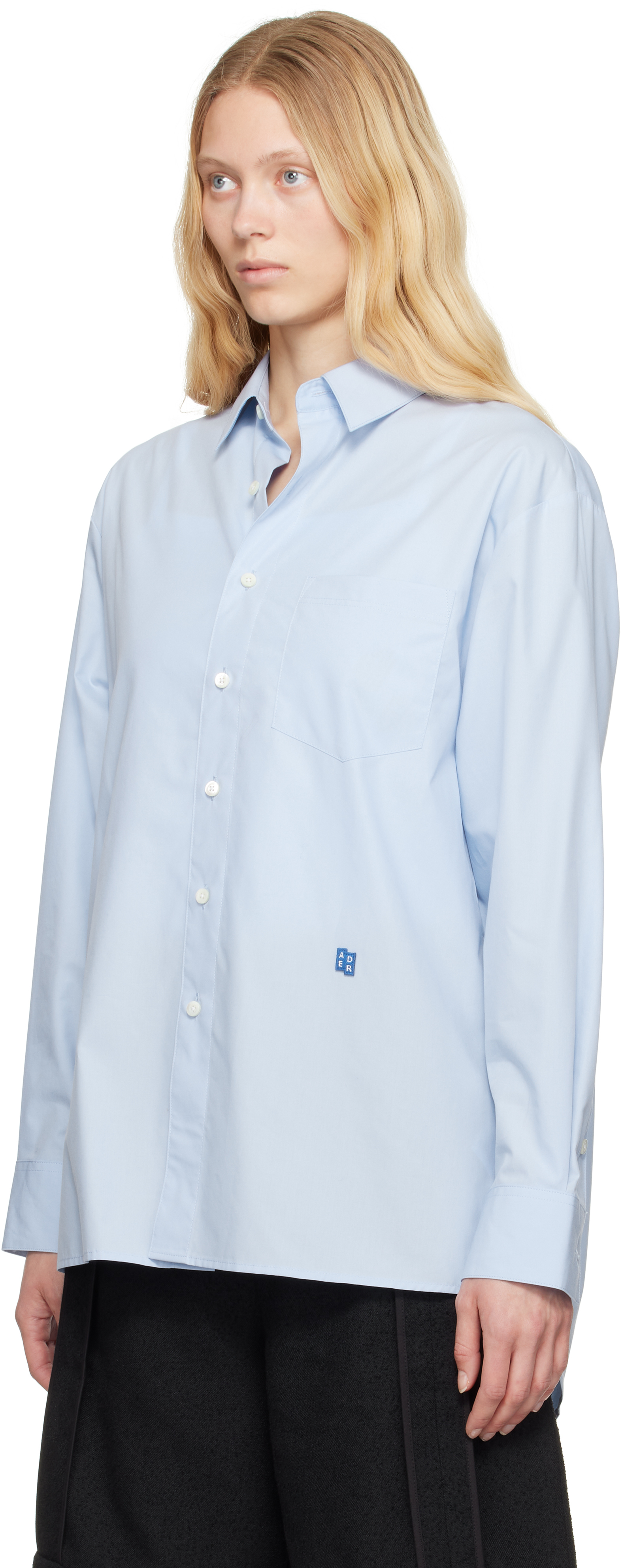 シャツ ADERERROR Sig; BL Tag half sleeve shirts 02 5FT2066 White Sig; TRS Tag Half Sleeve 01 Shirt by ADER error on Sale