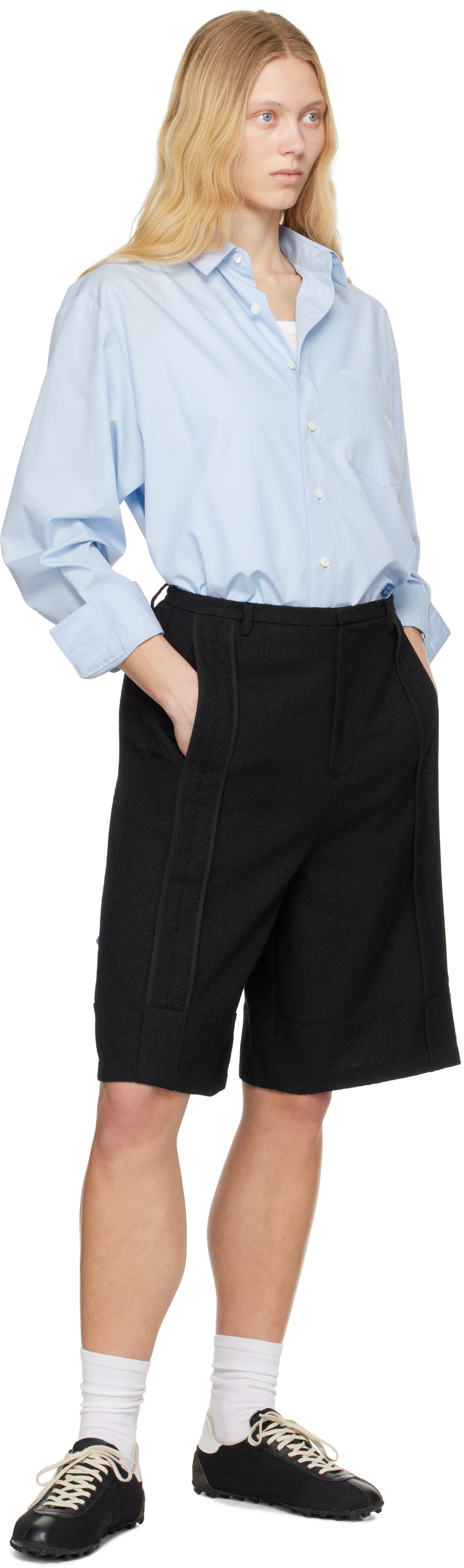 ADER error Blue Sig; BL Tag 01 Shirt - Shirts - BeyondStyle