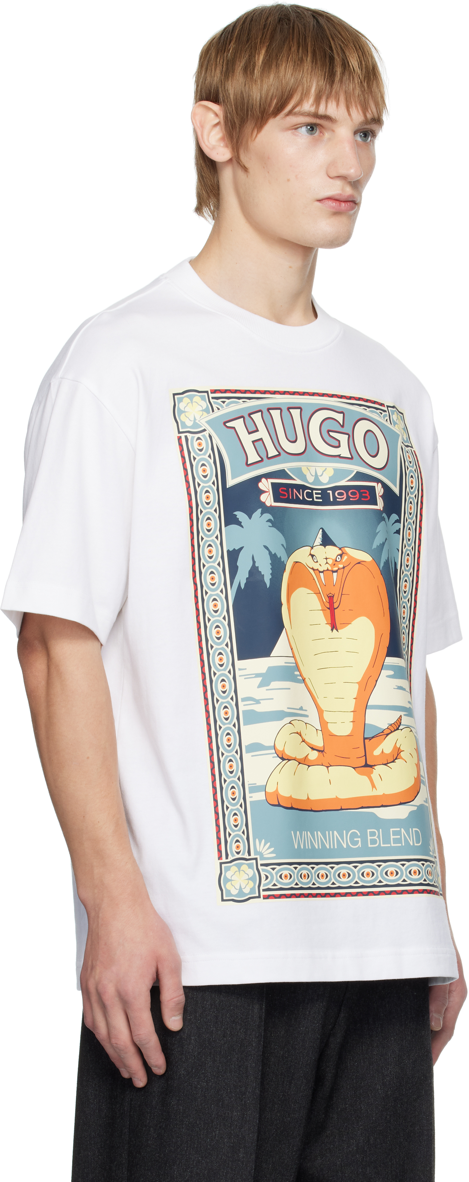 Hugo Boss White Cobra T-shirt - T-Shirts - BeyondStyle