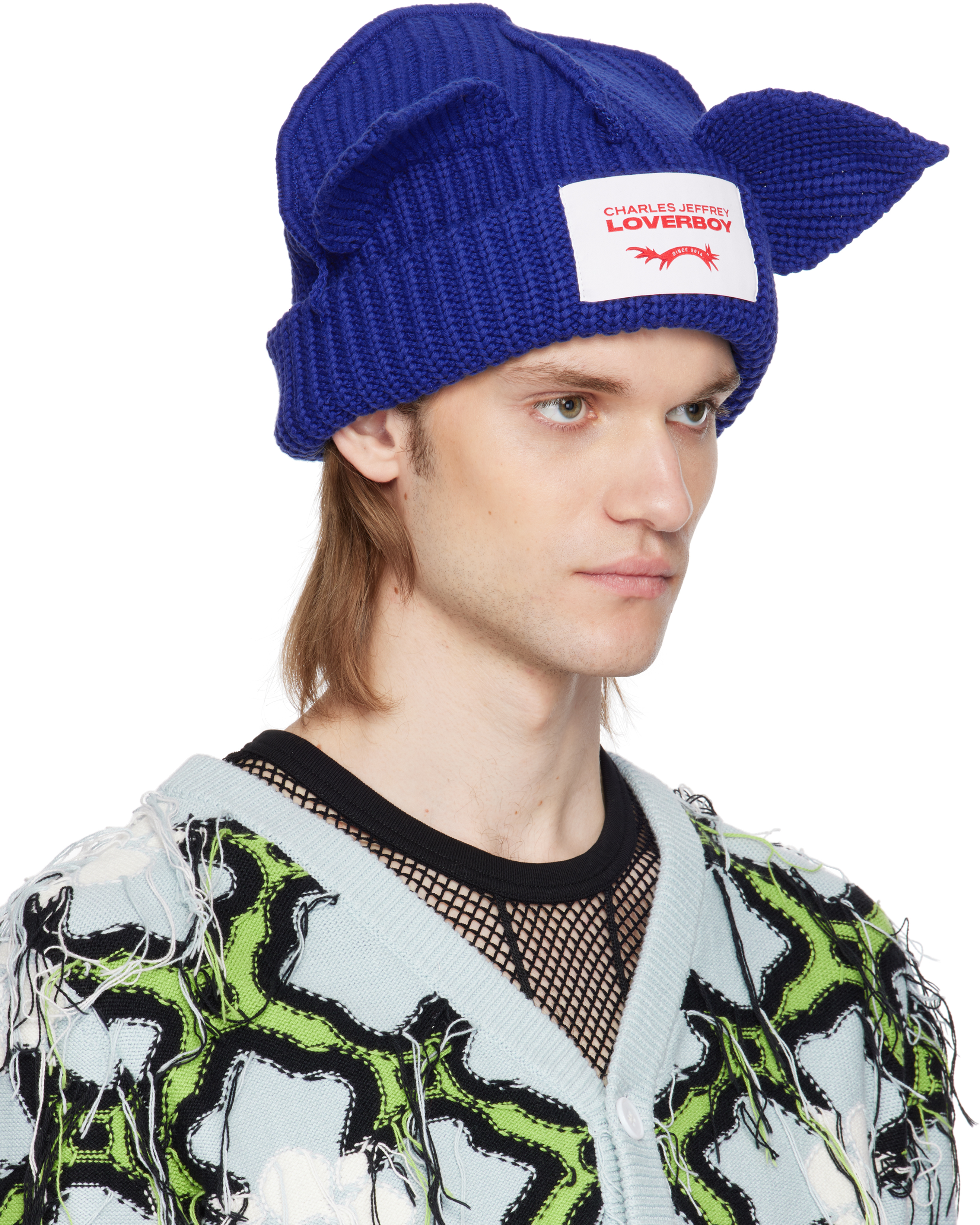 Blue Chunky Ears Beanie – On Sale Now with Up to 57% Off Blue Chunky Ears Beanie – On Sale Now with Up to 57% Off