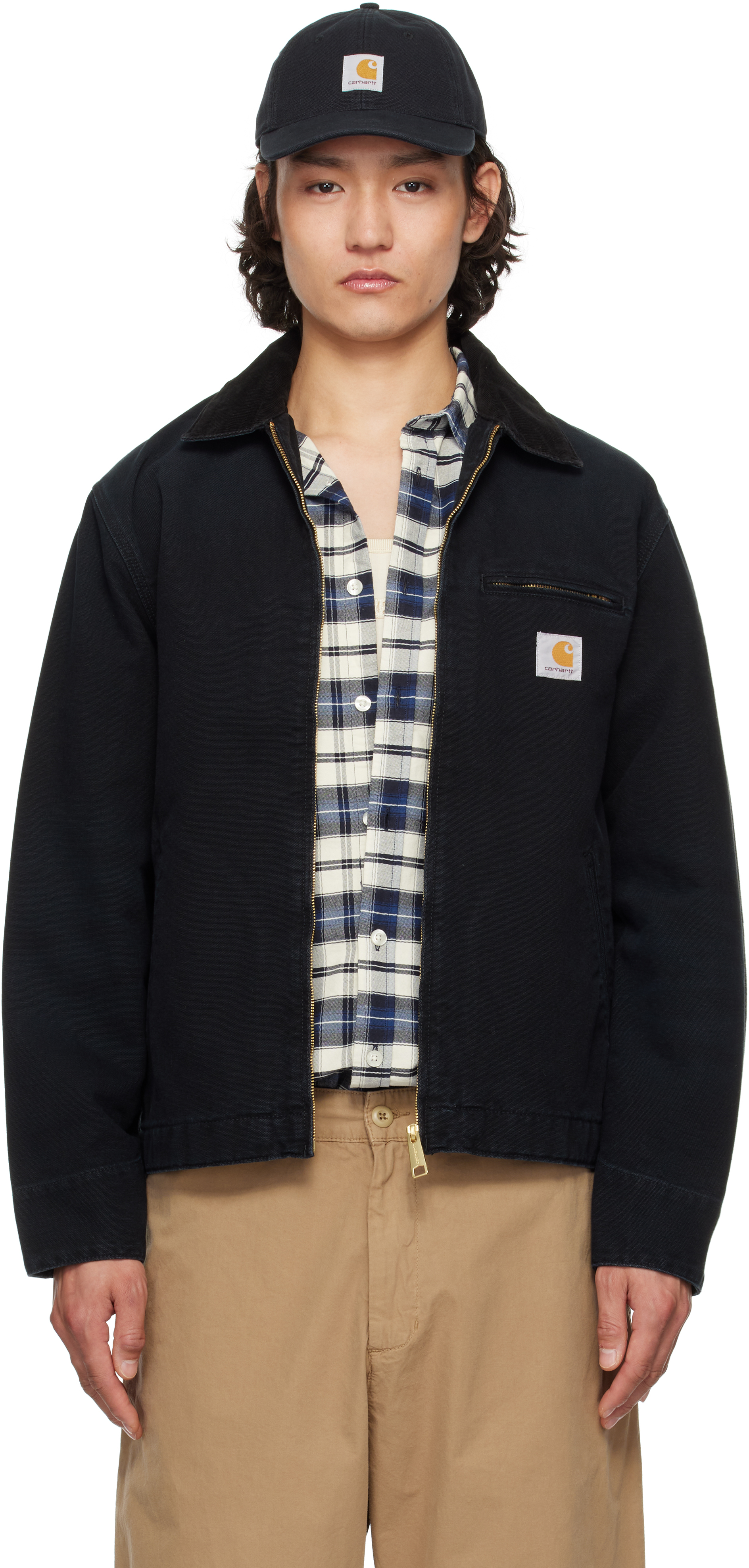 CARHARTT detroit jacket フェードブラック CarharttDetroitJacket-Black-