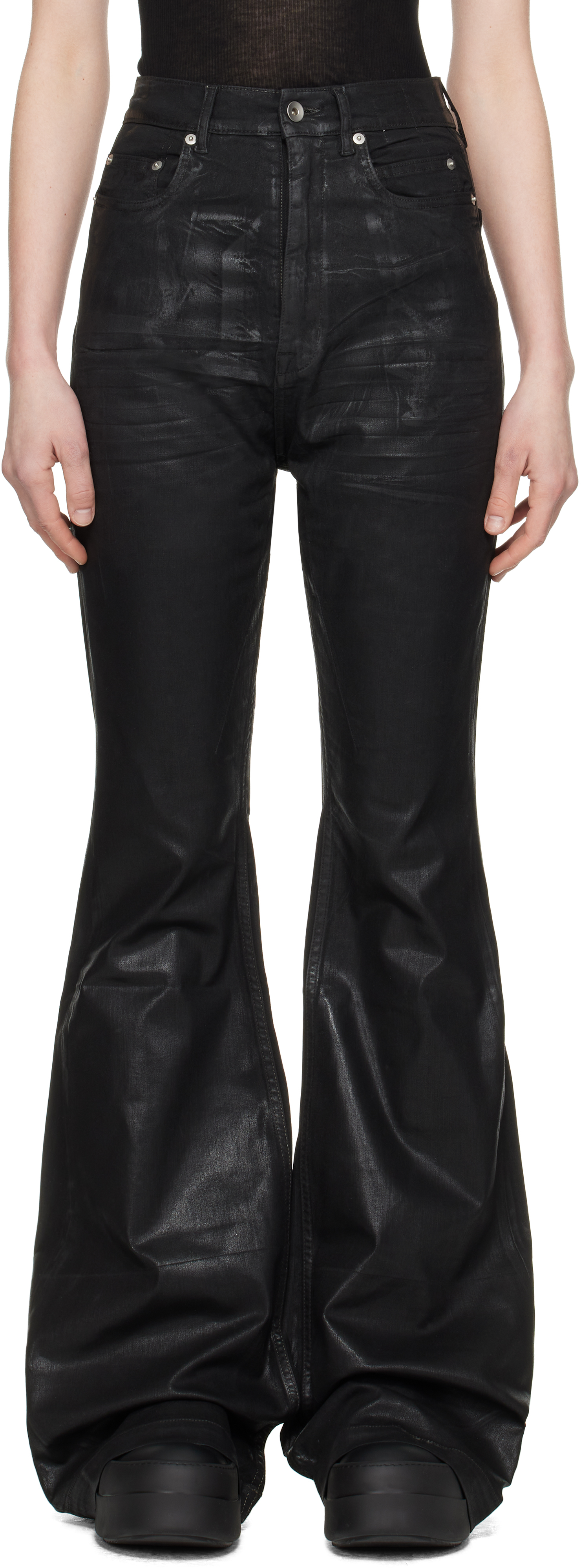 Black Hollywood Bolan Bootcut Jeans – On Sale Now with Up to 49