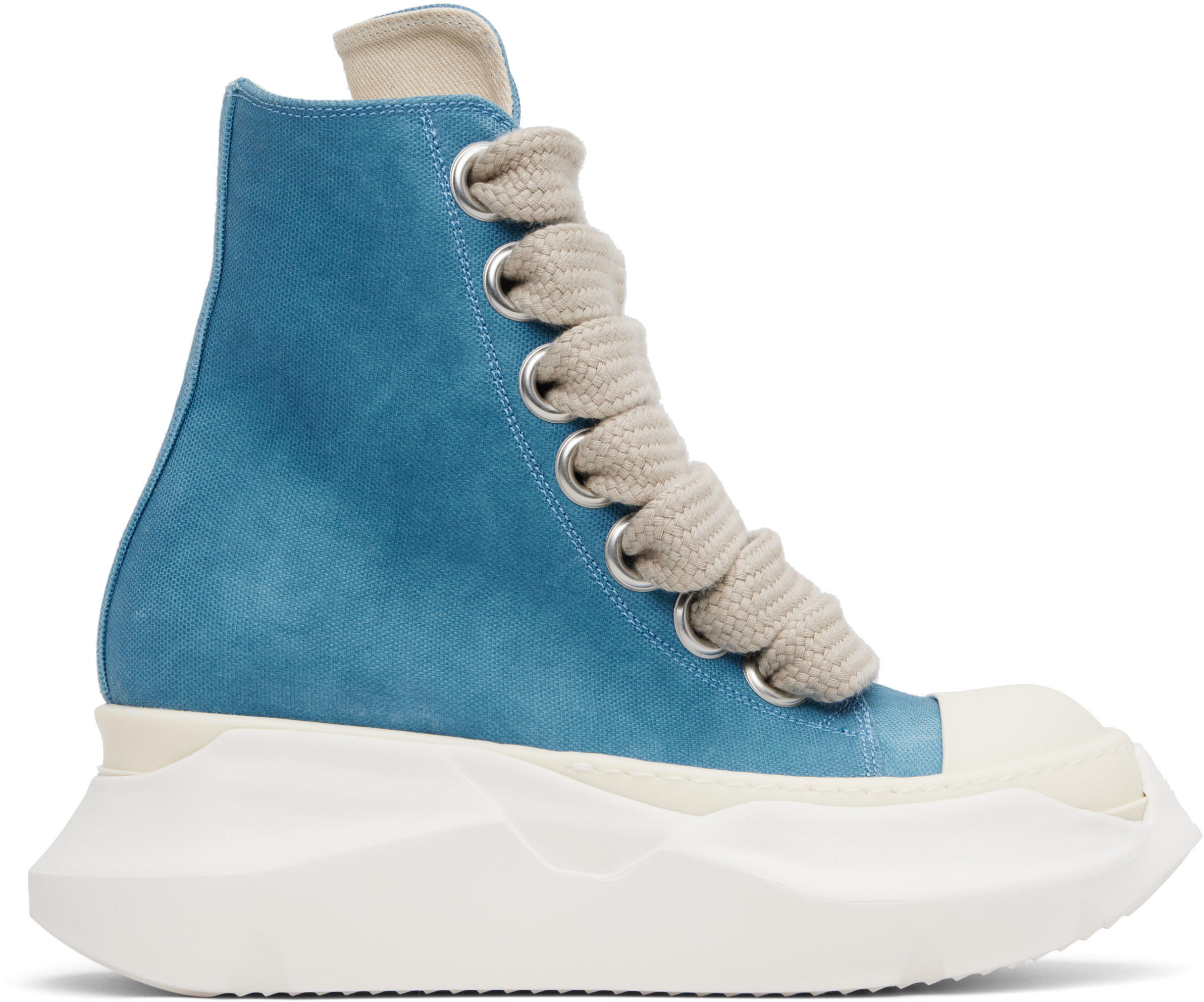 Blue Hollywood Jumbo Laces Abstract Sneak Sneakers – On Sale Now