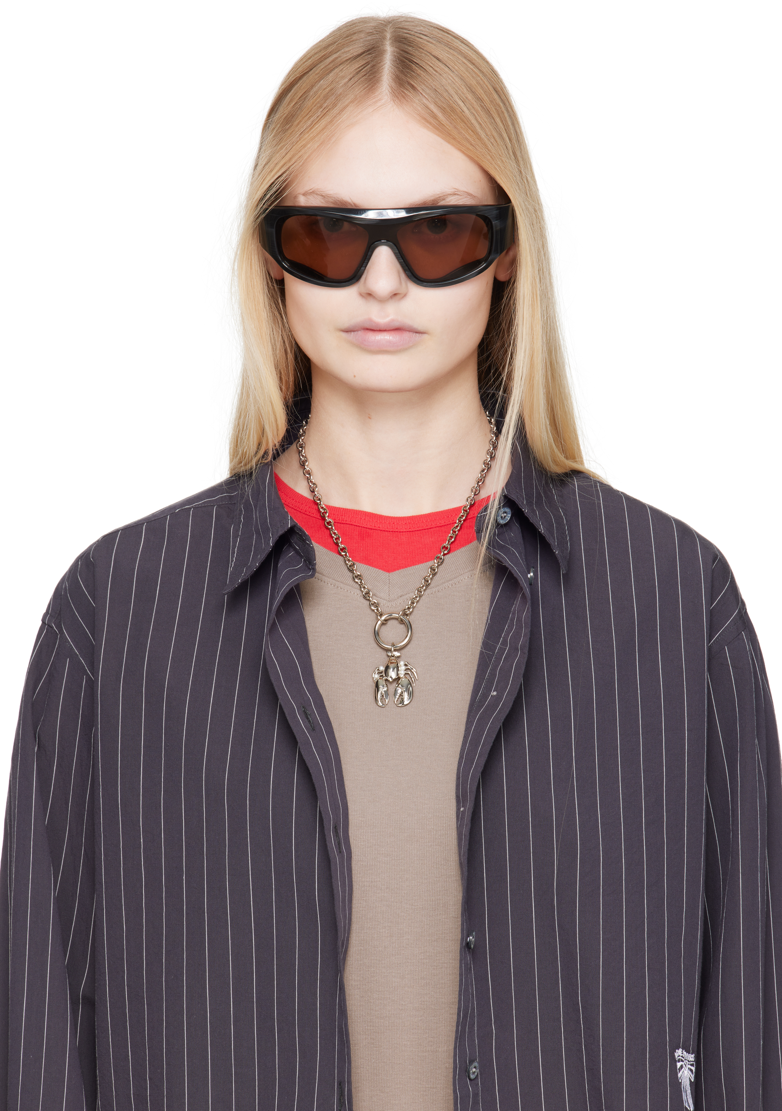 Acne Studios Silver Lobster Necklace - JEWELRY - BeyondStyle