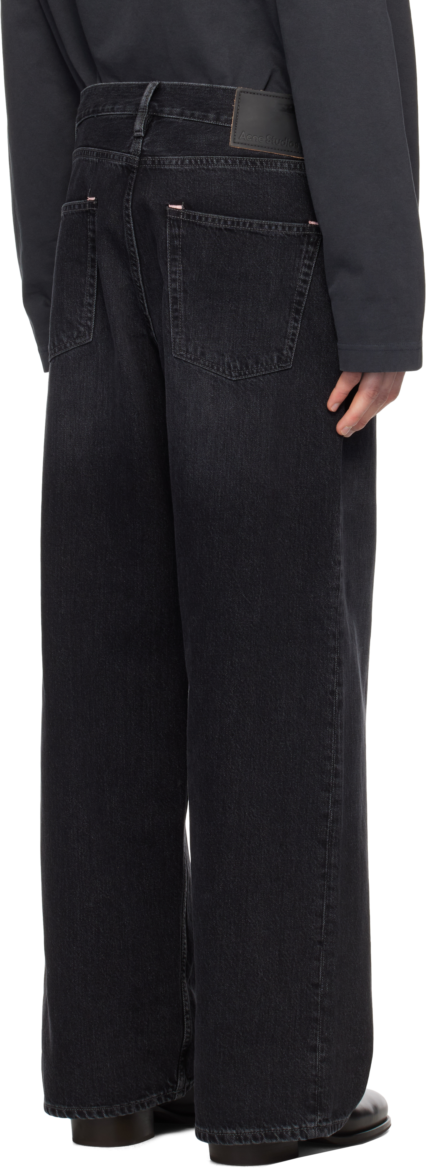 Acne Studios Black Baggy Fit 1981M Jeans - Pants - Compare Prices