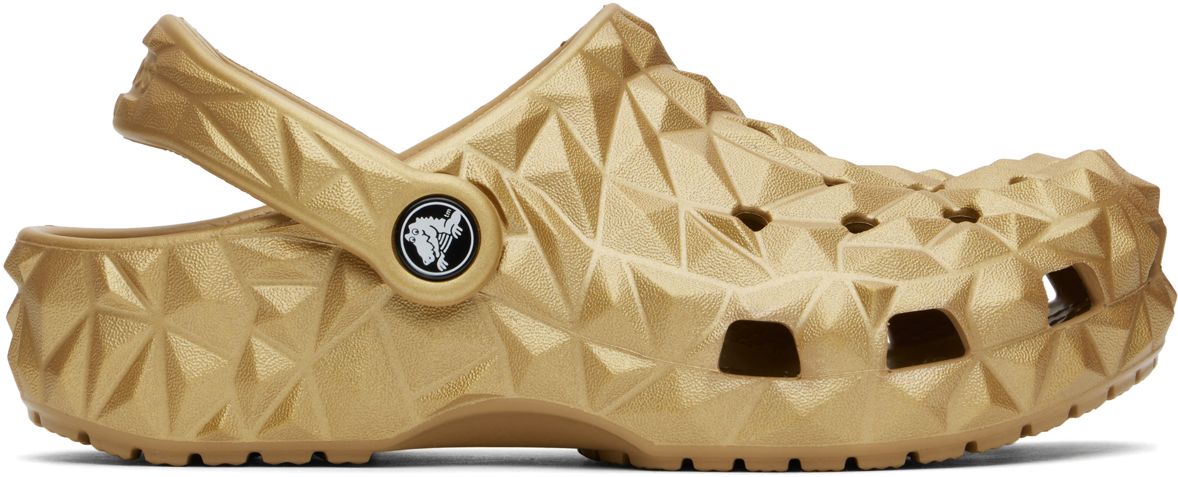 ★大人気★【CROCS】 CLASSIC GEOMETRIC CLOG SANDAL GOLD Crocs Gold Classic Metallic Geometric Clogs - Sandals - Save