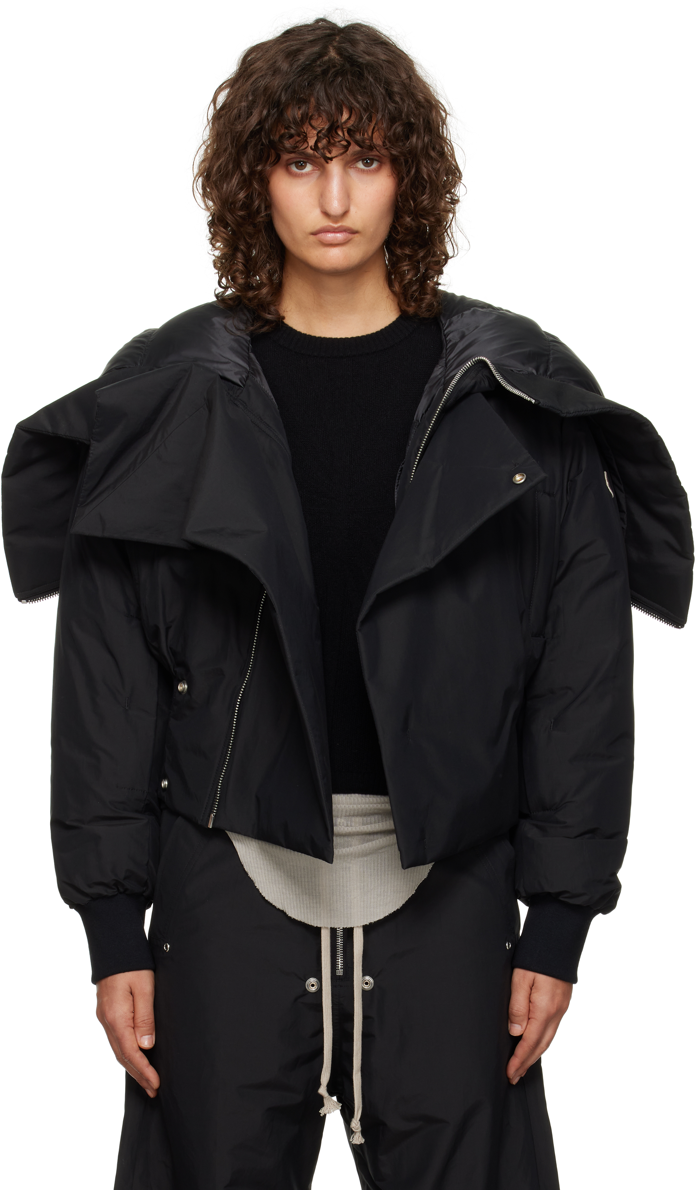 Shop Moncler + Rick Owens Black Alice Jacket on Sale at