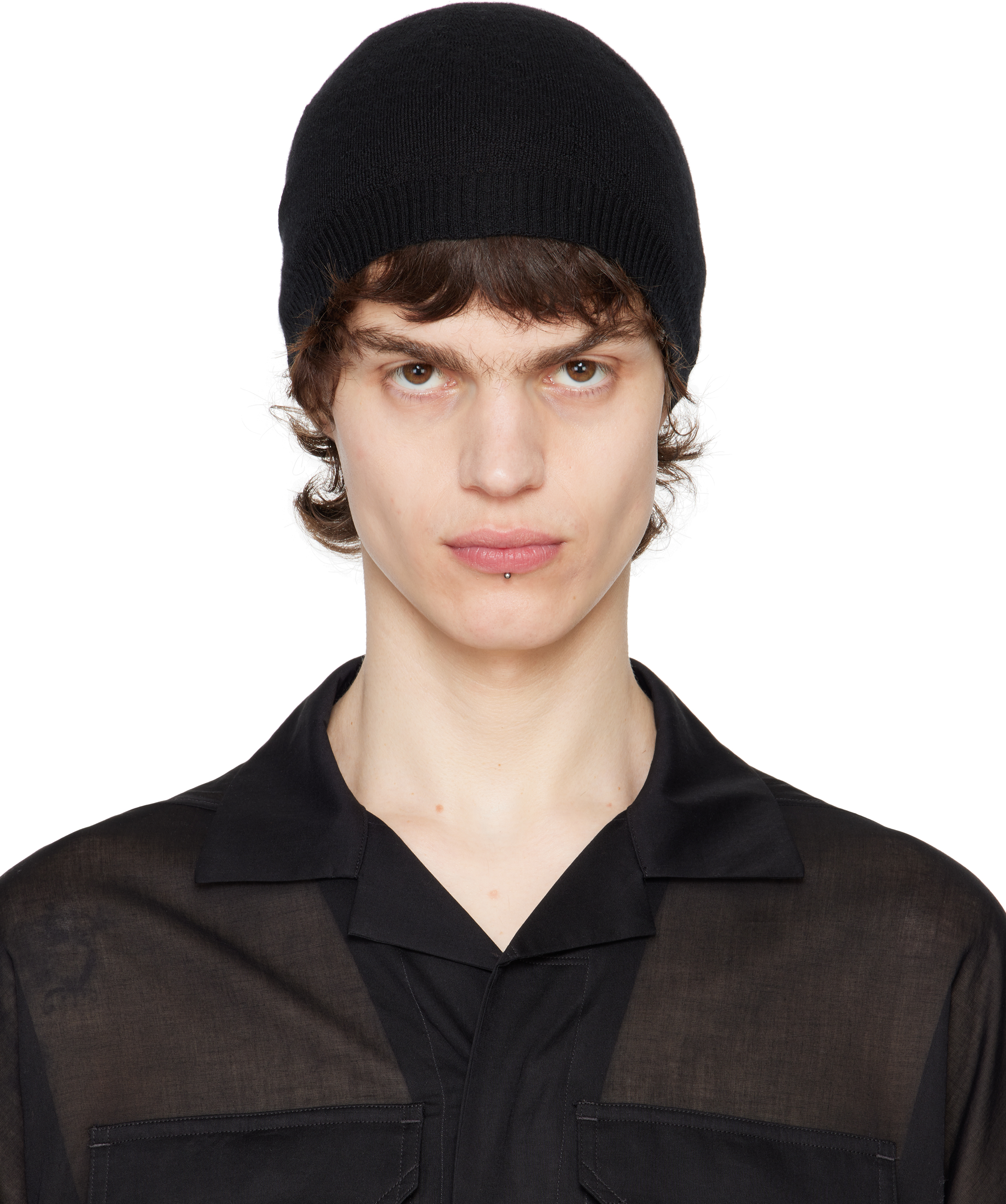 Black Hollywood Cashmere Beanie – On Sale Now with Up to 36% Off