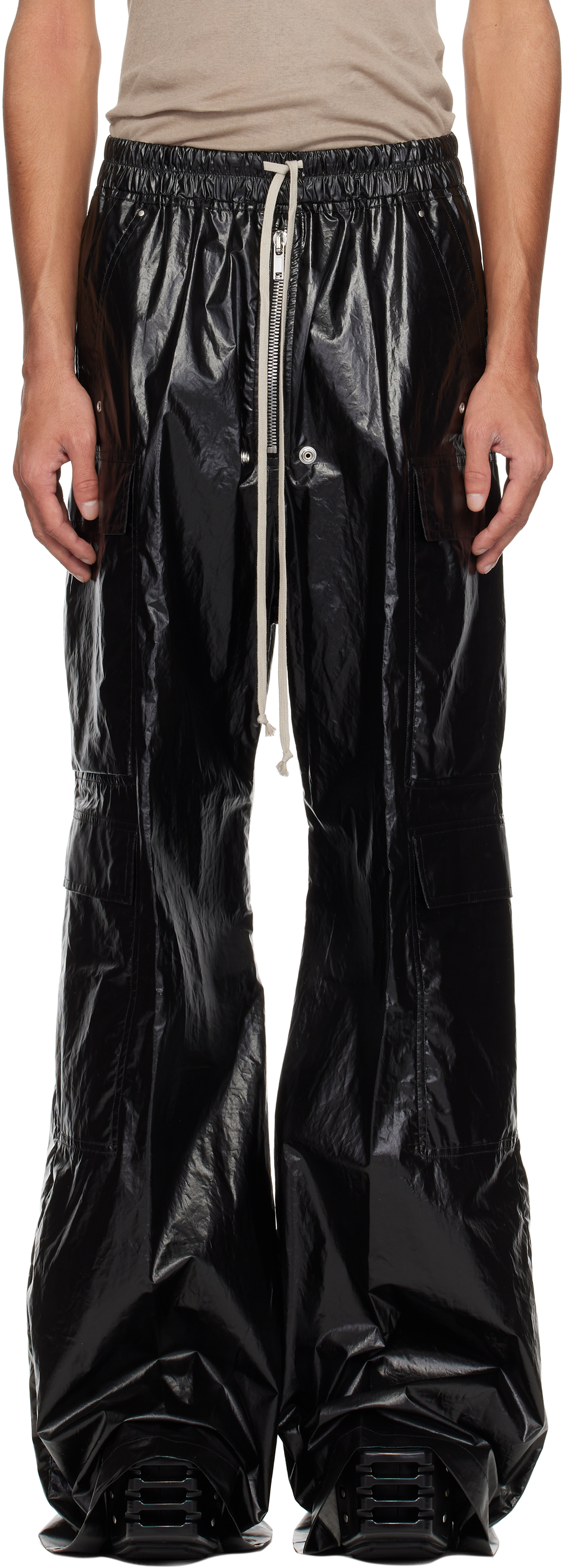 Shop Black Hollywood Cargobelas Cargo Pants on Sale at BeyondStyle