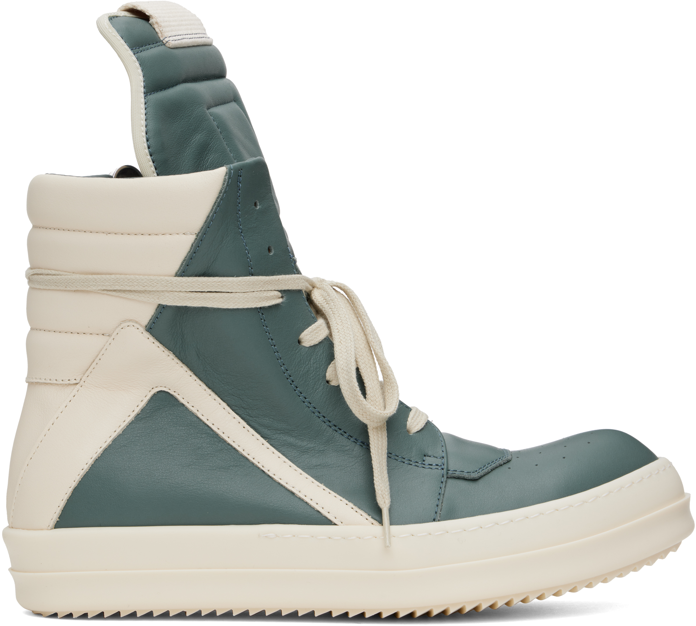 Blue & Off-White Hollywood Geobasket Sneakers – On Sale Now with