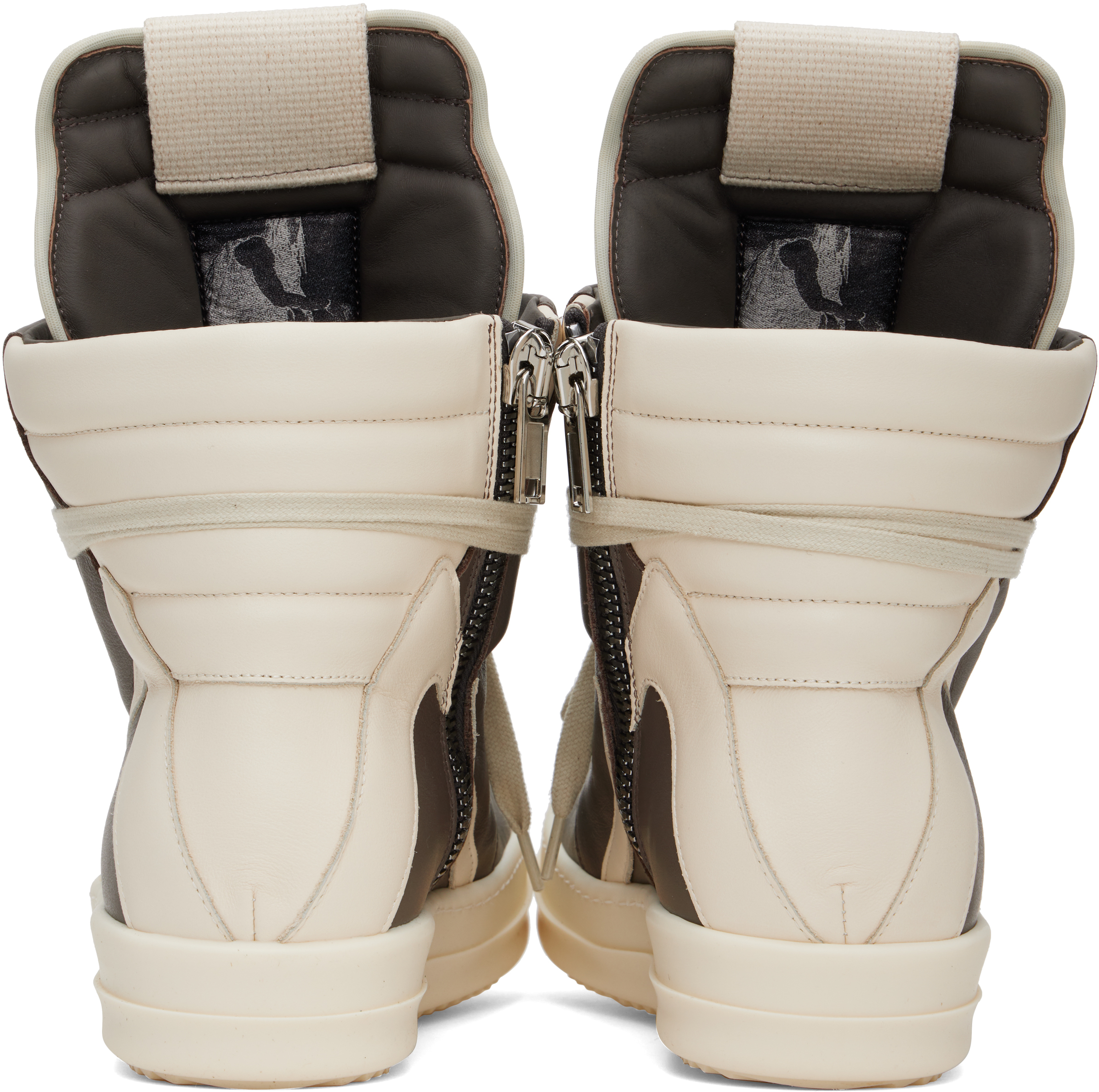 Gray & Off-White Hollywood Geobasket Sneakers – On Sale Now