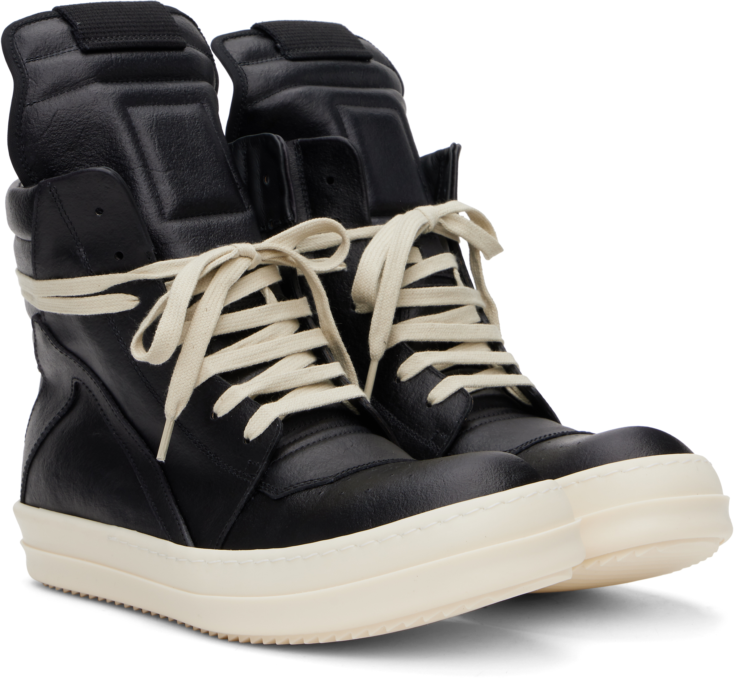 Shop Black Hollywood Geobasket Sneakers on Sale at