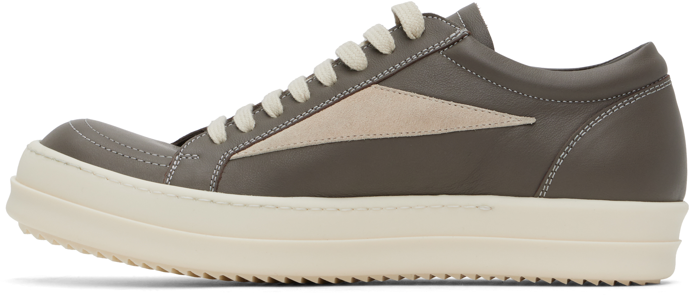 Rick Owens Gray Hollywood Vintage Sneakers - Casual Shoes