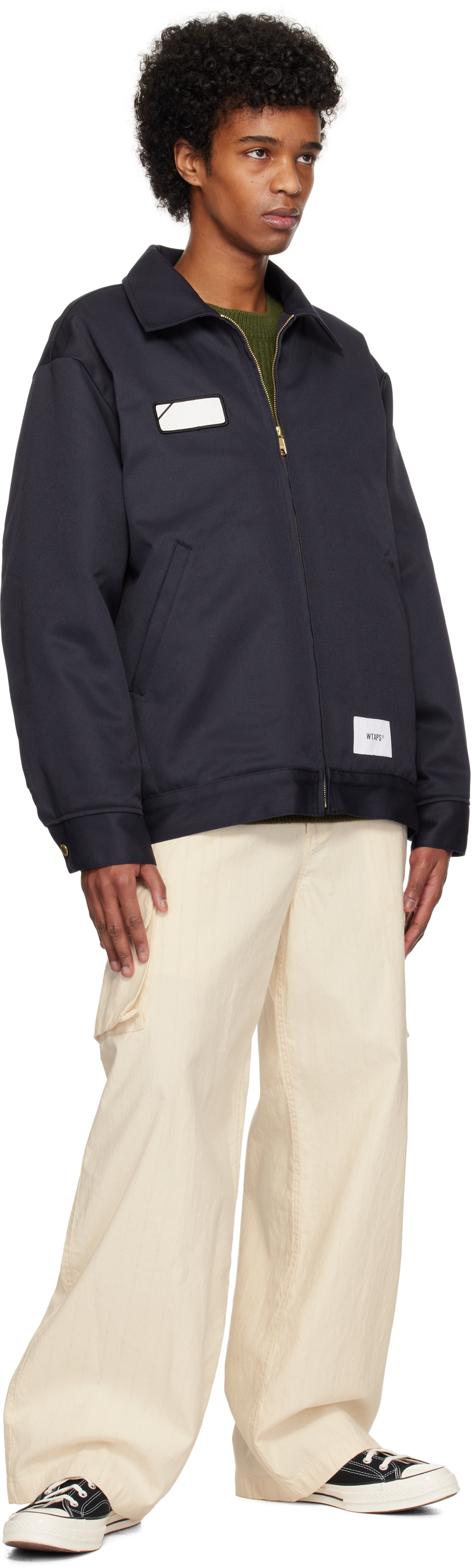 Shop Navy Wrecker Jacket on Sale at BeyondStyle – Get 40