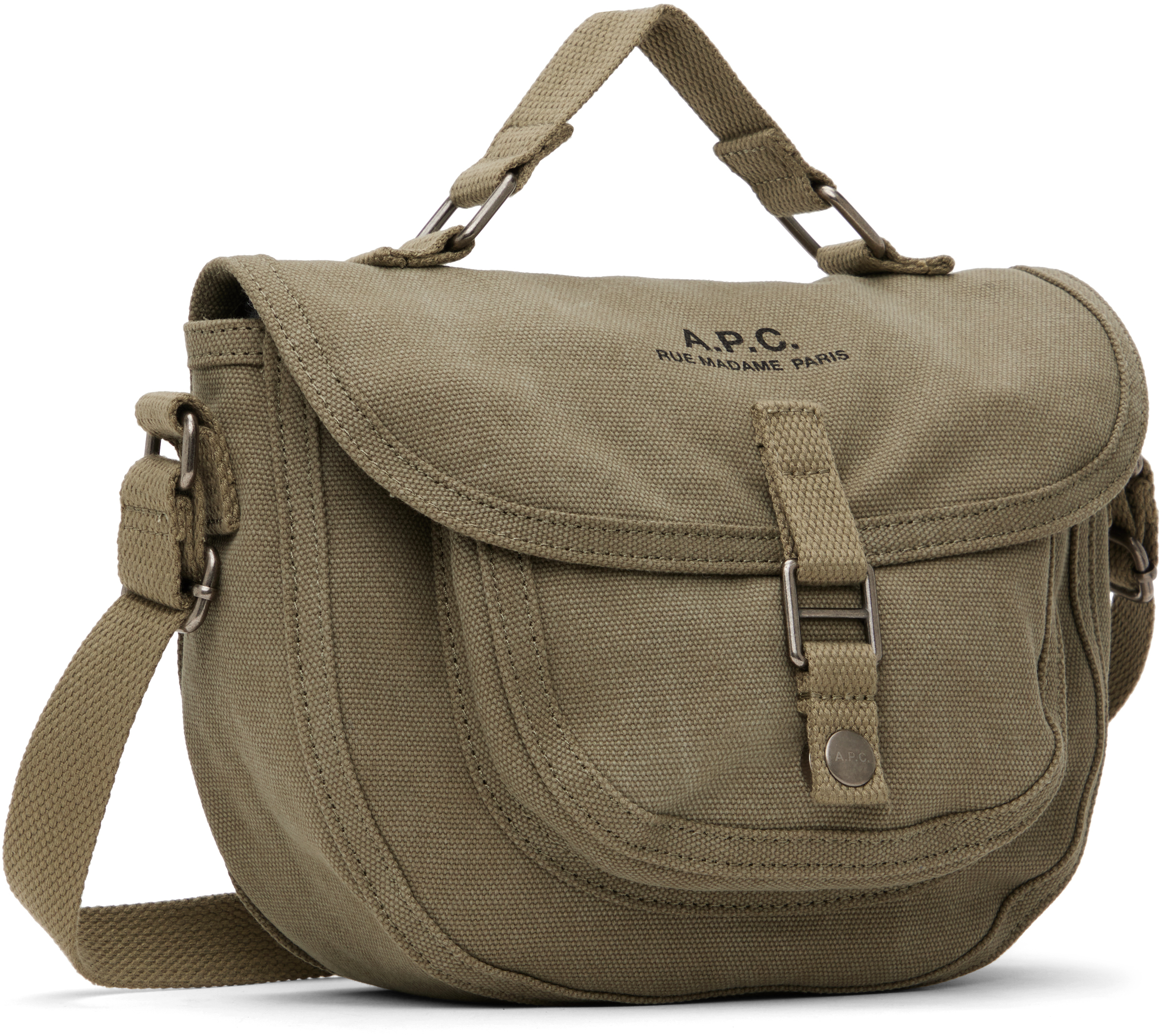 A.P.C. Khaki Recuperation Bag - Shoulder Bags - Compare