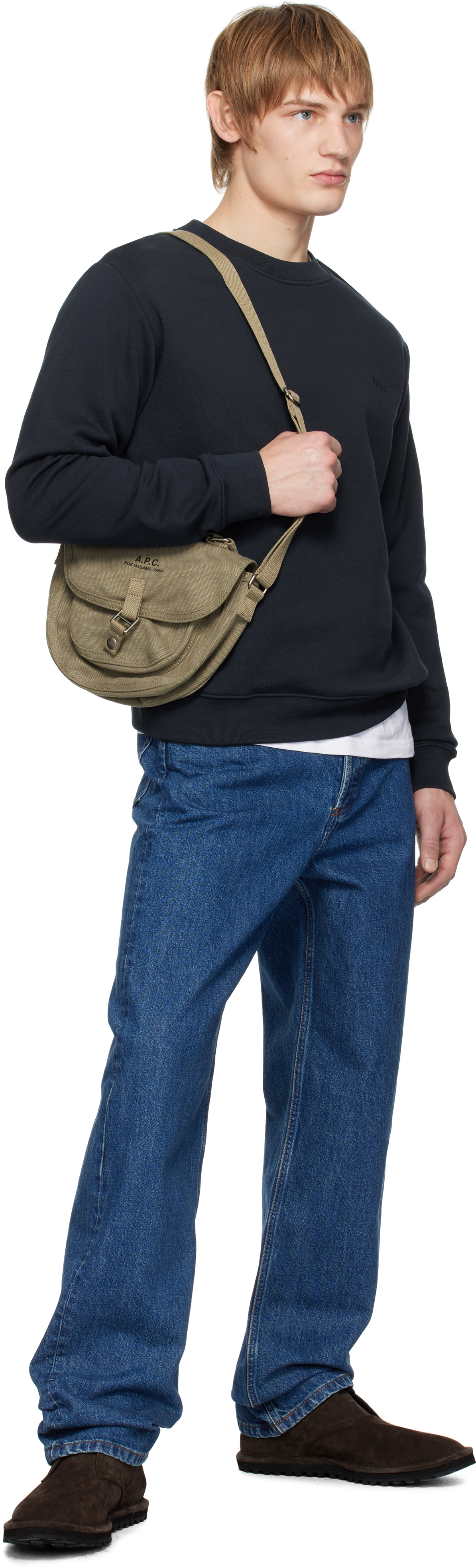 【関税込み】A.P.C. カーキ Recuperation バッグ A.P.C. Recuperation Messenger Bag | Green | FARFETCH