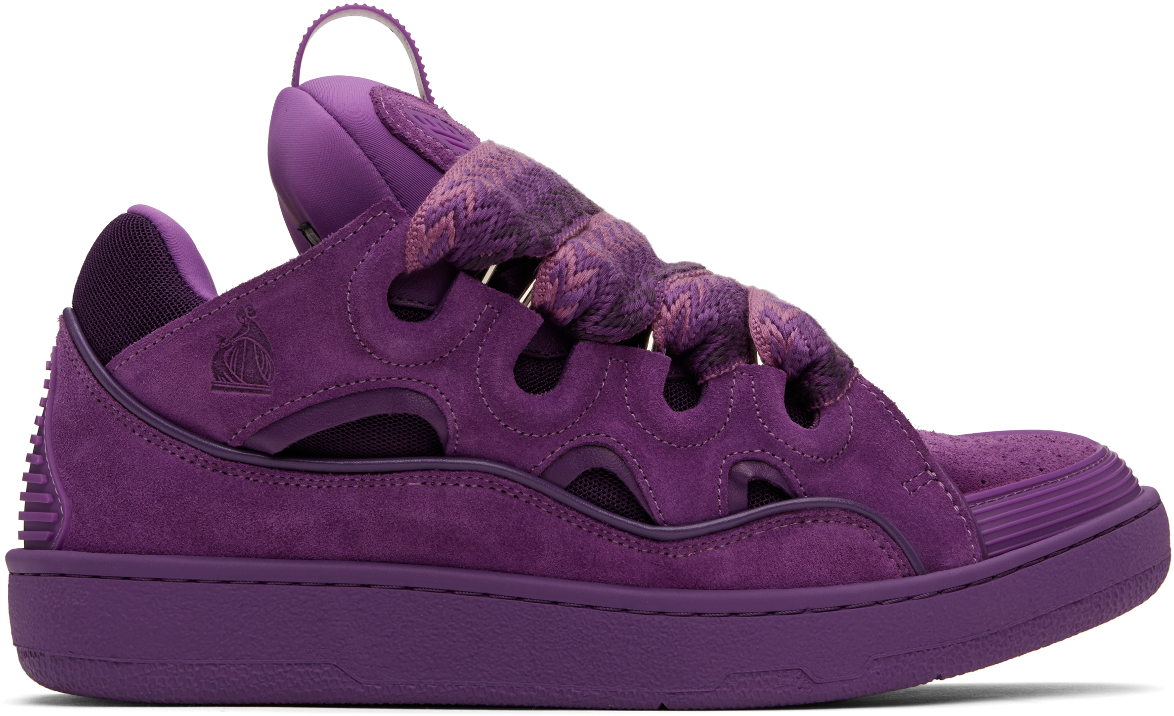 Purple Curb Leather Sneakers – On Sale Now with Up to 52% Off