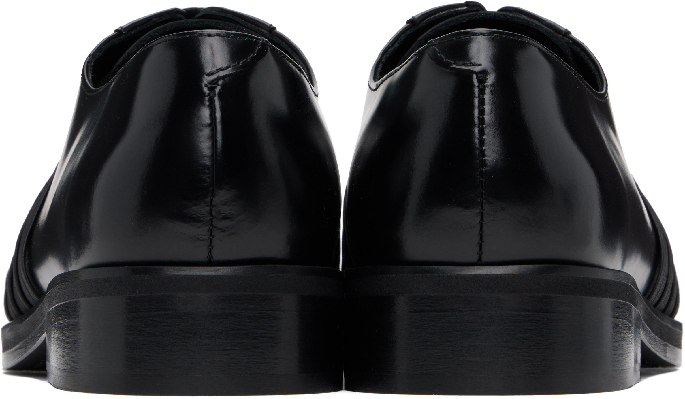 Shop Black Elastic Biker Oxfords on Sale at BeyondStyle – Get 32