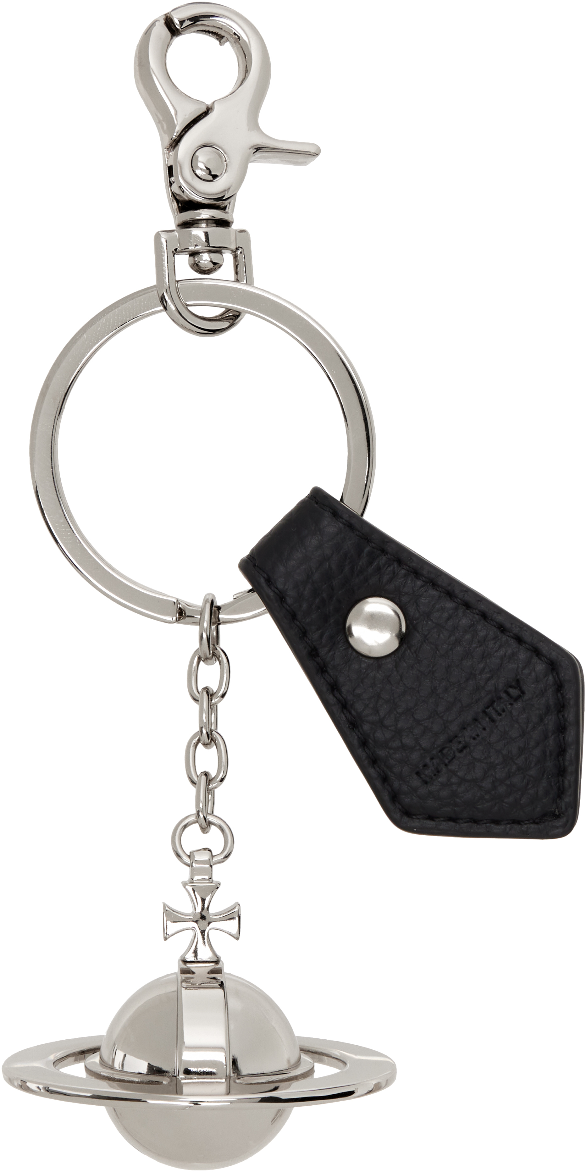 Vivienne Westwood Silver 3D Orb Keychain - BeyondStyle