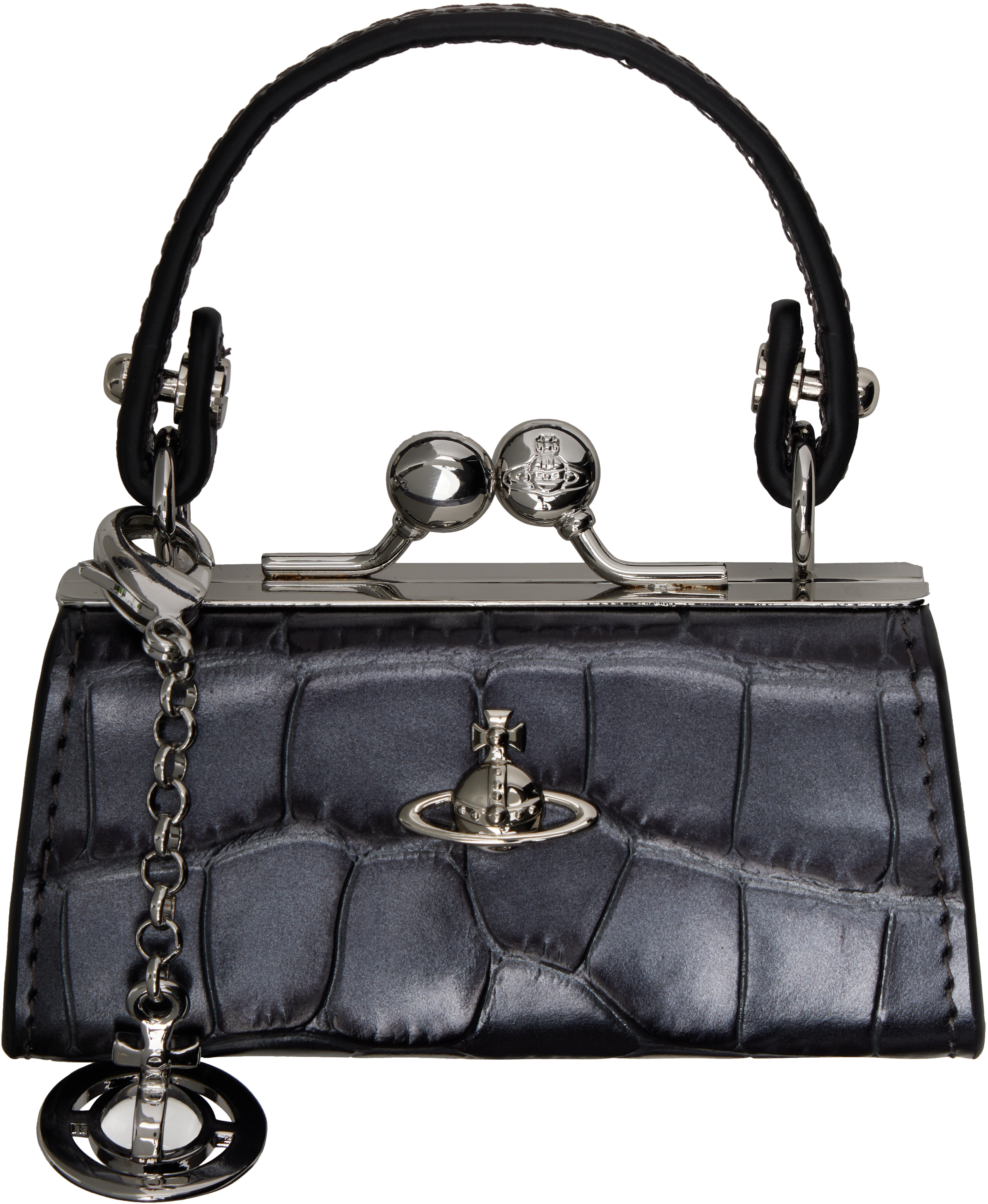 ★Vivienne Westwood★ ブラック Doll Bag コインポーチ Vivienne Westwood Gunmetal Doll Bag Coin Pouch - Handbags