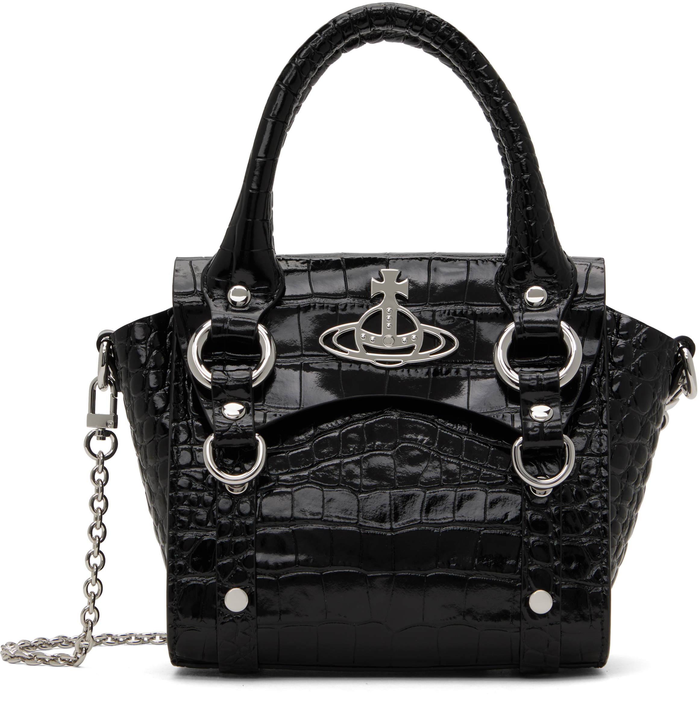 ◆Vivienne Westwood◆Mini Betty◆3Wayハンドバッグ◆Black◆ Vivienne Westwood Black Mini Betty Bag - Travel Bags - Free