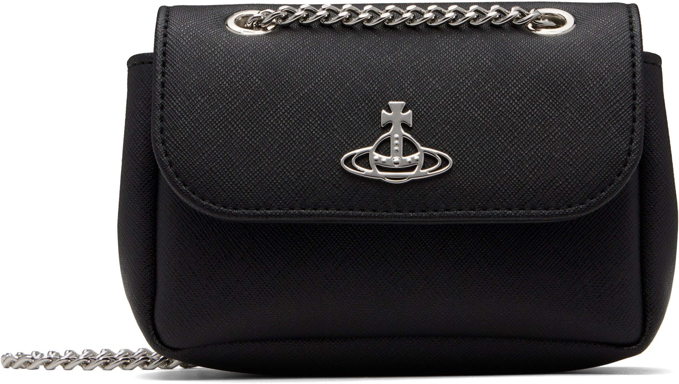 Vivienne Westwood Black Small Chain Bag - Bags - BeyondStyle