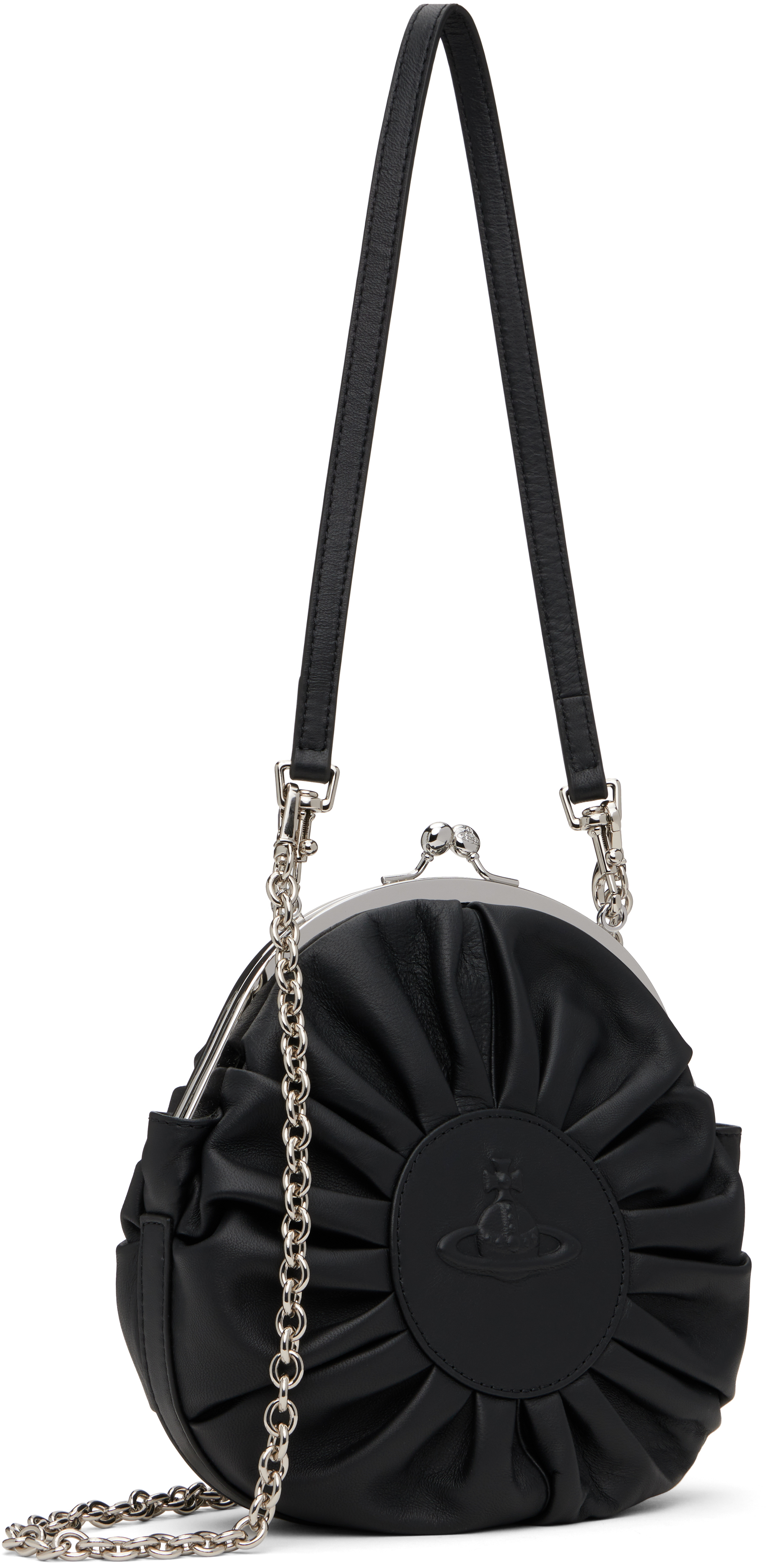 VIPセール！viviennewestwood Rosie Circle Frame Crossbody Bag Rosie Circle Frame Crossbody in GINGHAM-VW-BLACK | Vivienne