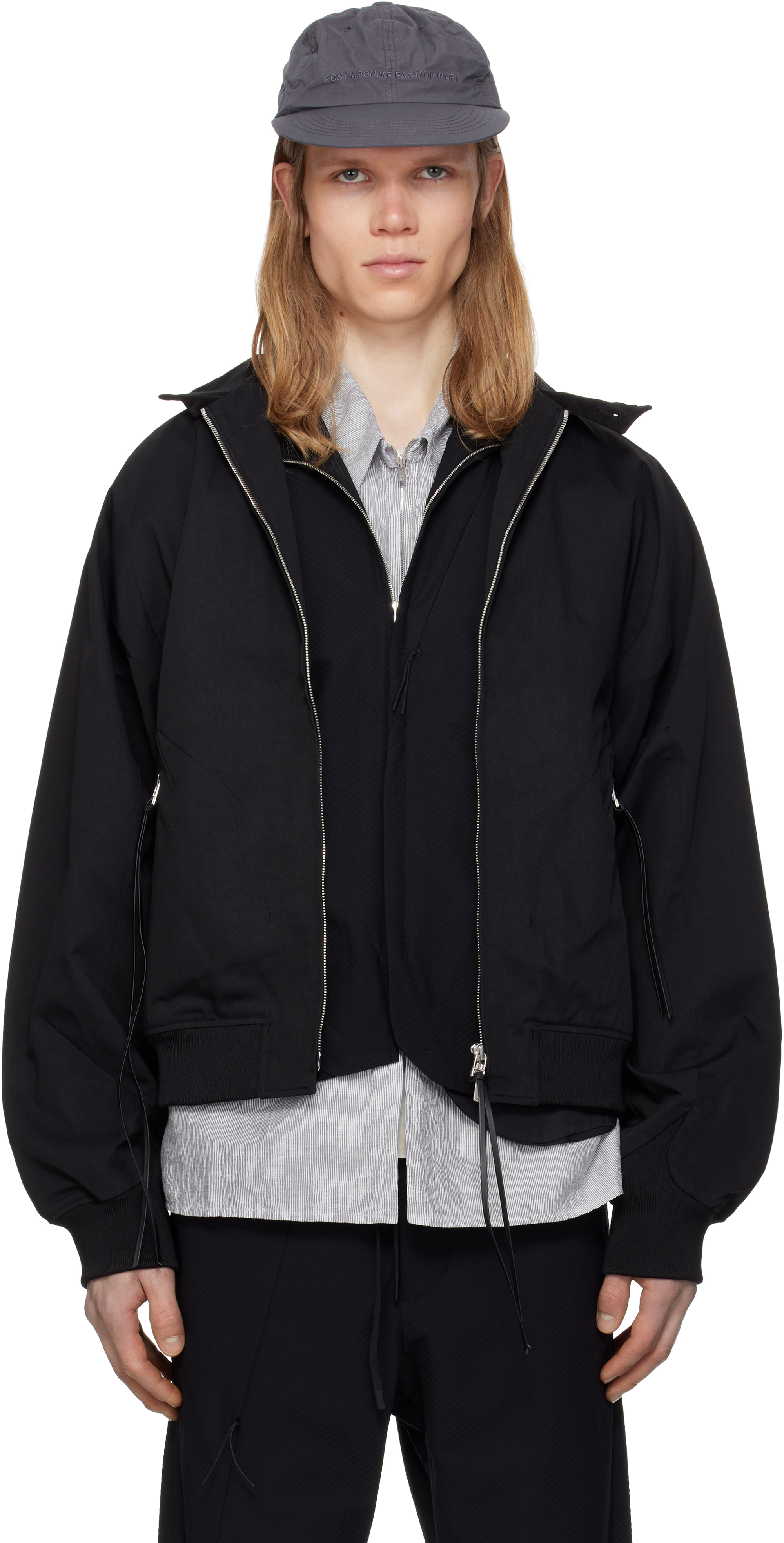 Shop Black 8.0 Center Bomber Jacket on Sale at BeyondStyle – Get