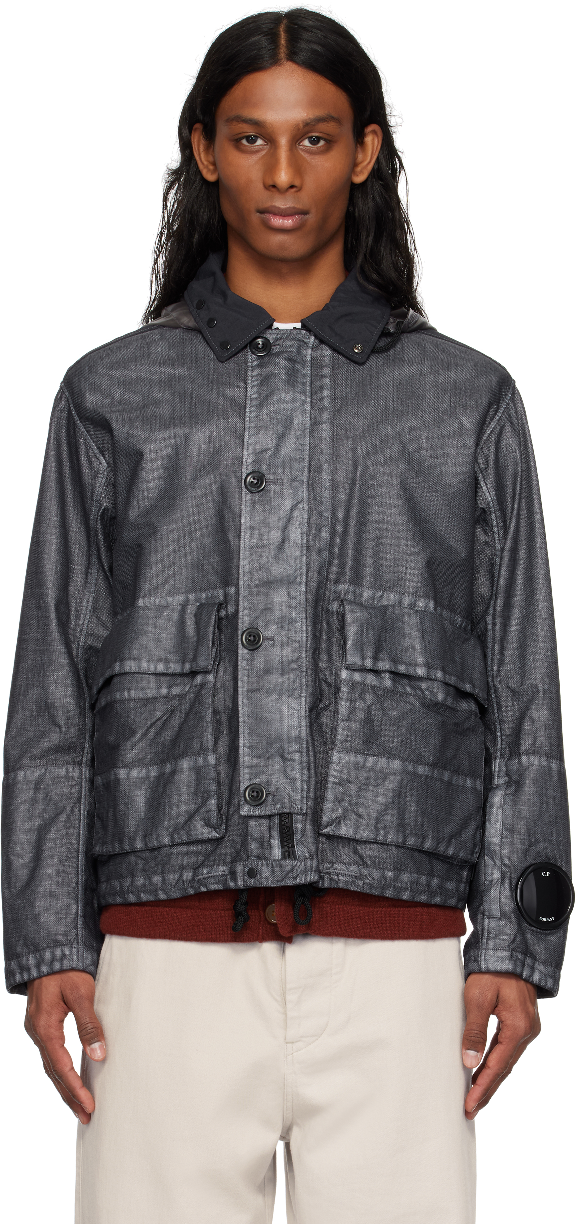 ジャケット・アウター cpcompany 25ss RAFIA MILLE JACKET Shop Gray Rafia Mille Jacket on Sale at BeyondStyle – Get 70% Off