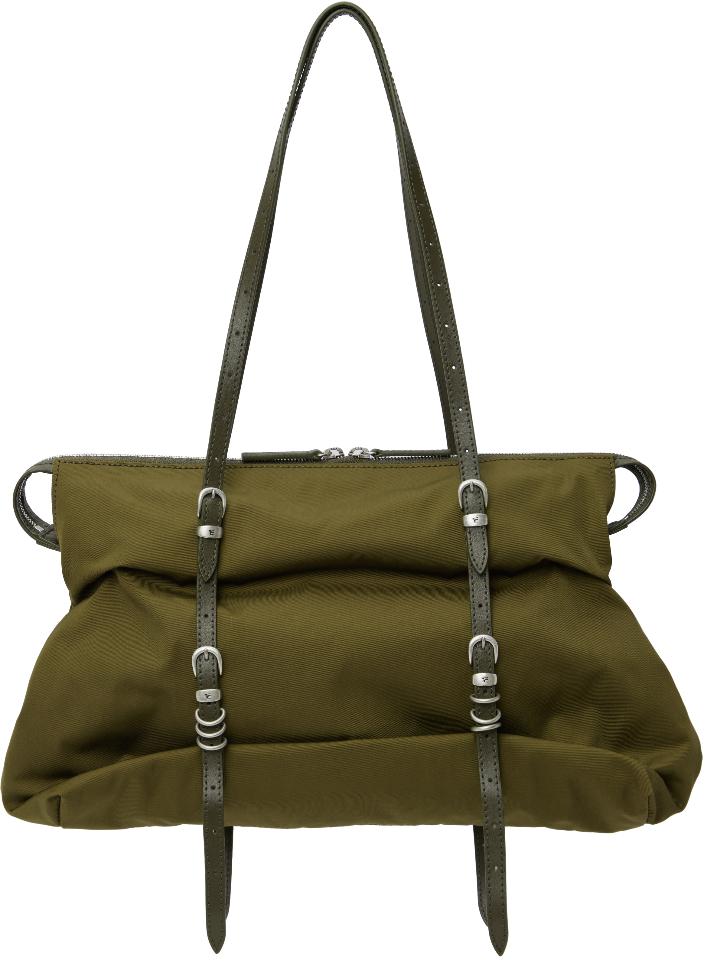 バッグ MARGESHERWOOD Margesherwood rectangular soft Boston bag black leather