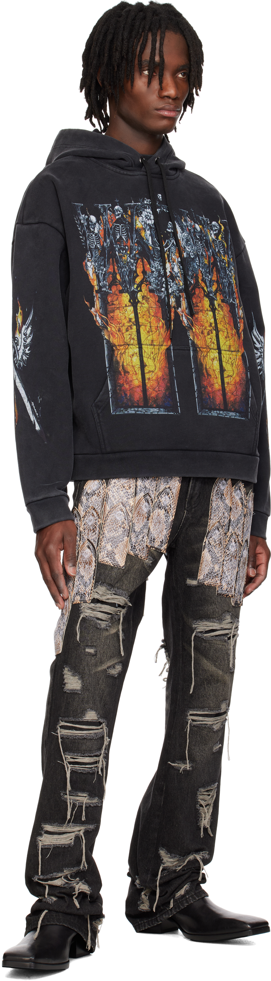 【関税込み】Who Decides War ブラック Ember Chapel フーディ EMBER CHAPEL HOODED PULLOVER – WHO DECIDES WAR
