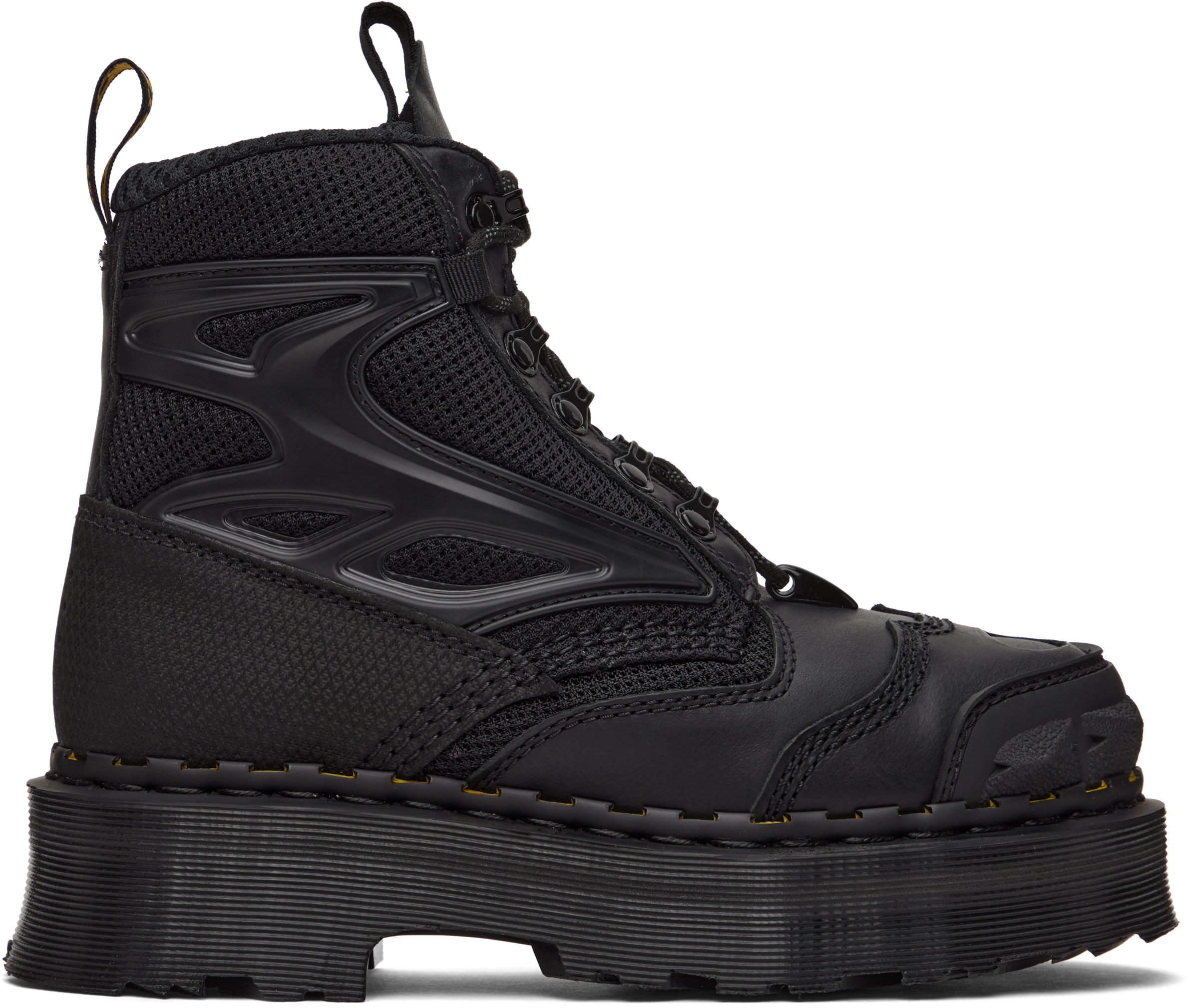 Black Exoshield XX01 Steel Toe Leather Boots – On Sale Now with Up