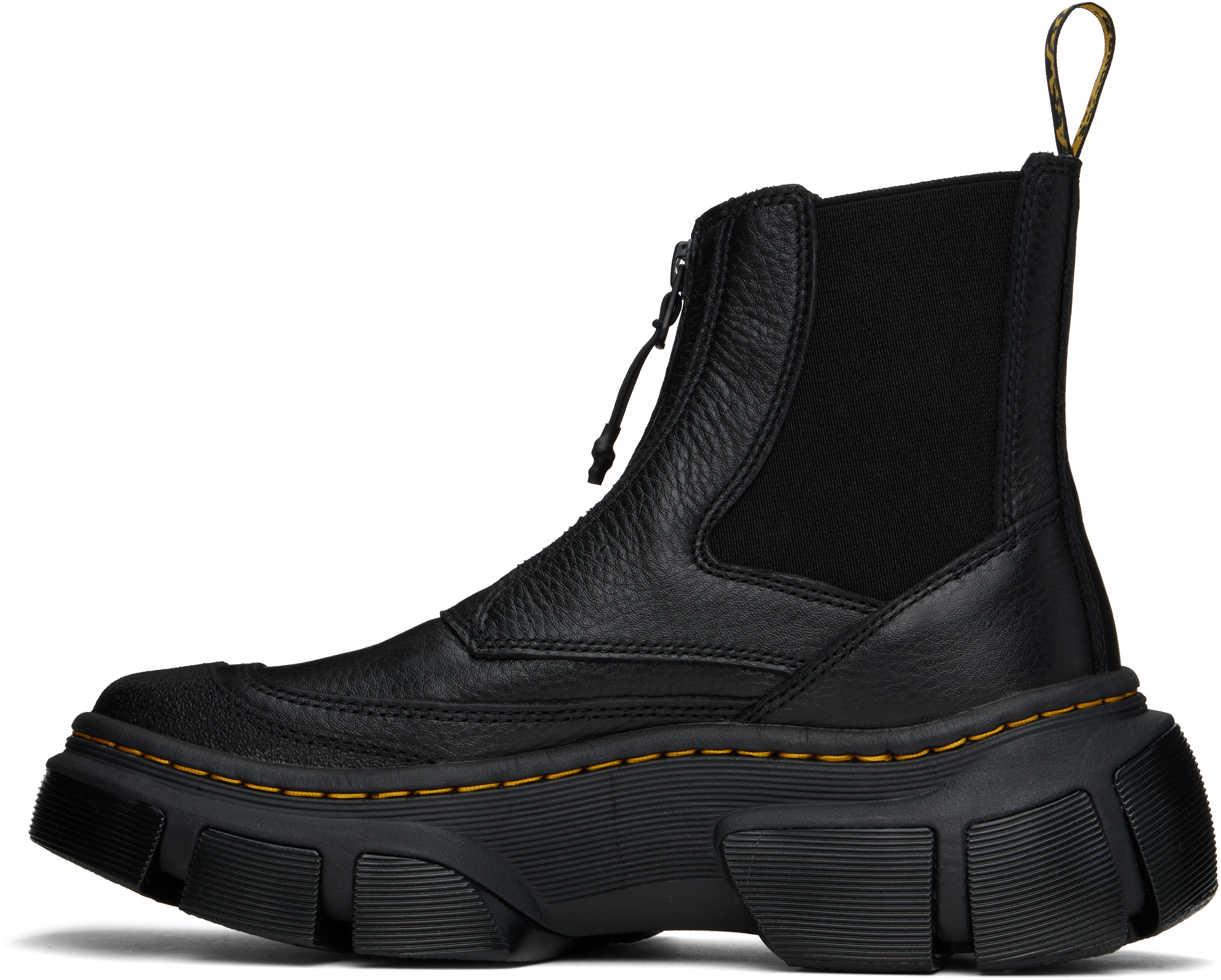 ドクターマ－チンロングブ－ツ Shop Black DMXL Zip Chelsea Boots on Sale at BeyondStyle