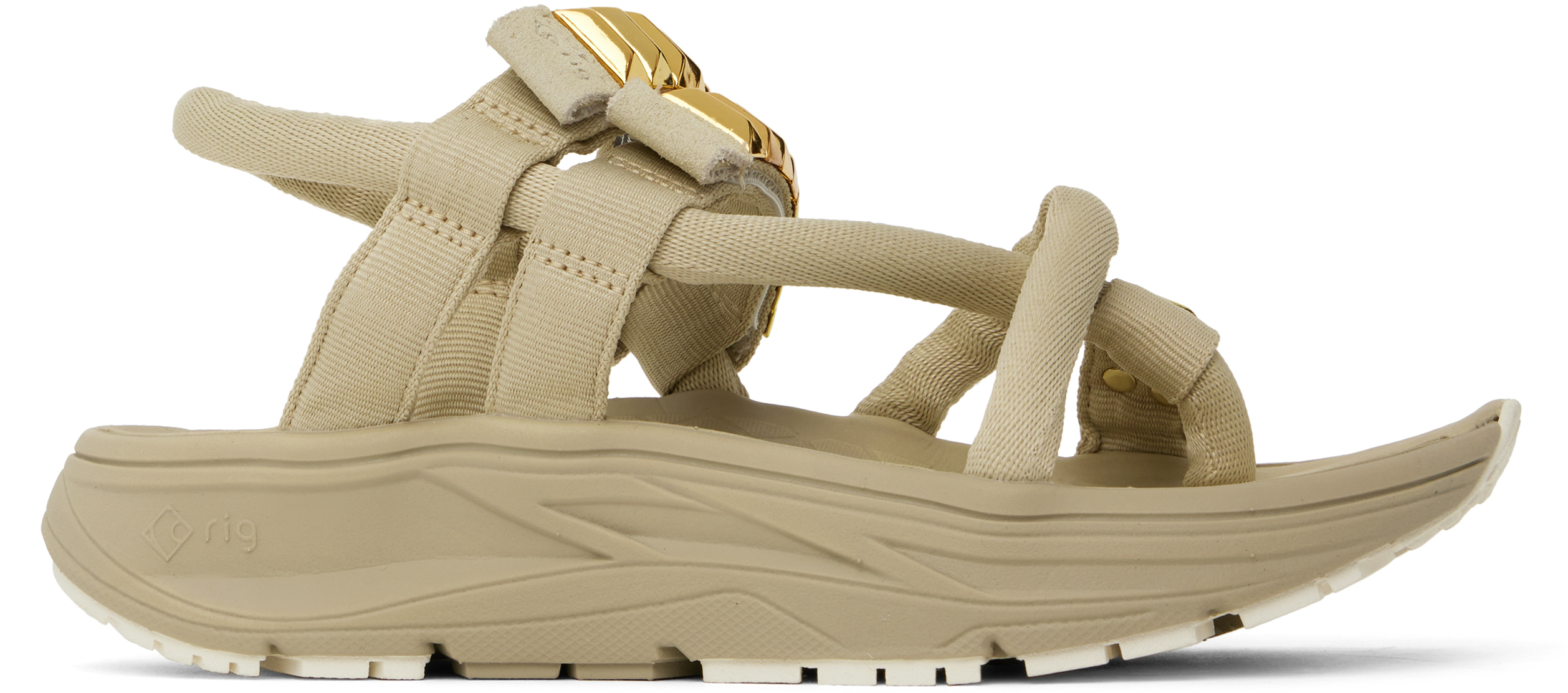 Shop Beige nonnative & rig Edition KAMBA 3 Sandals on Sale