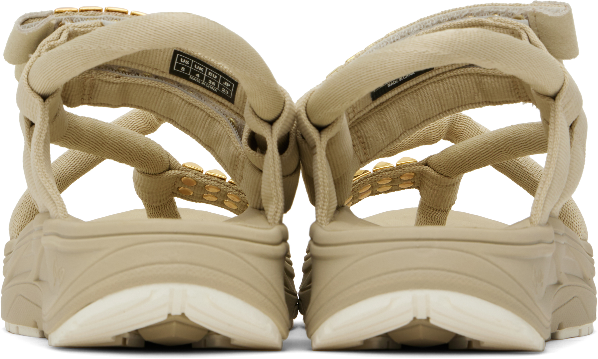 UNDERCOVER × nonnative KAMBA 3 by rig Beige nonnative & rig Edition KAMBA 3 Sandals – On Sale Now