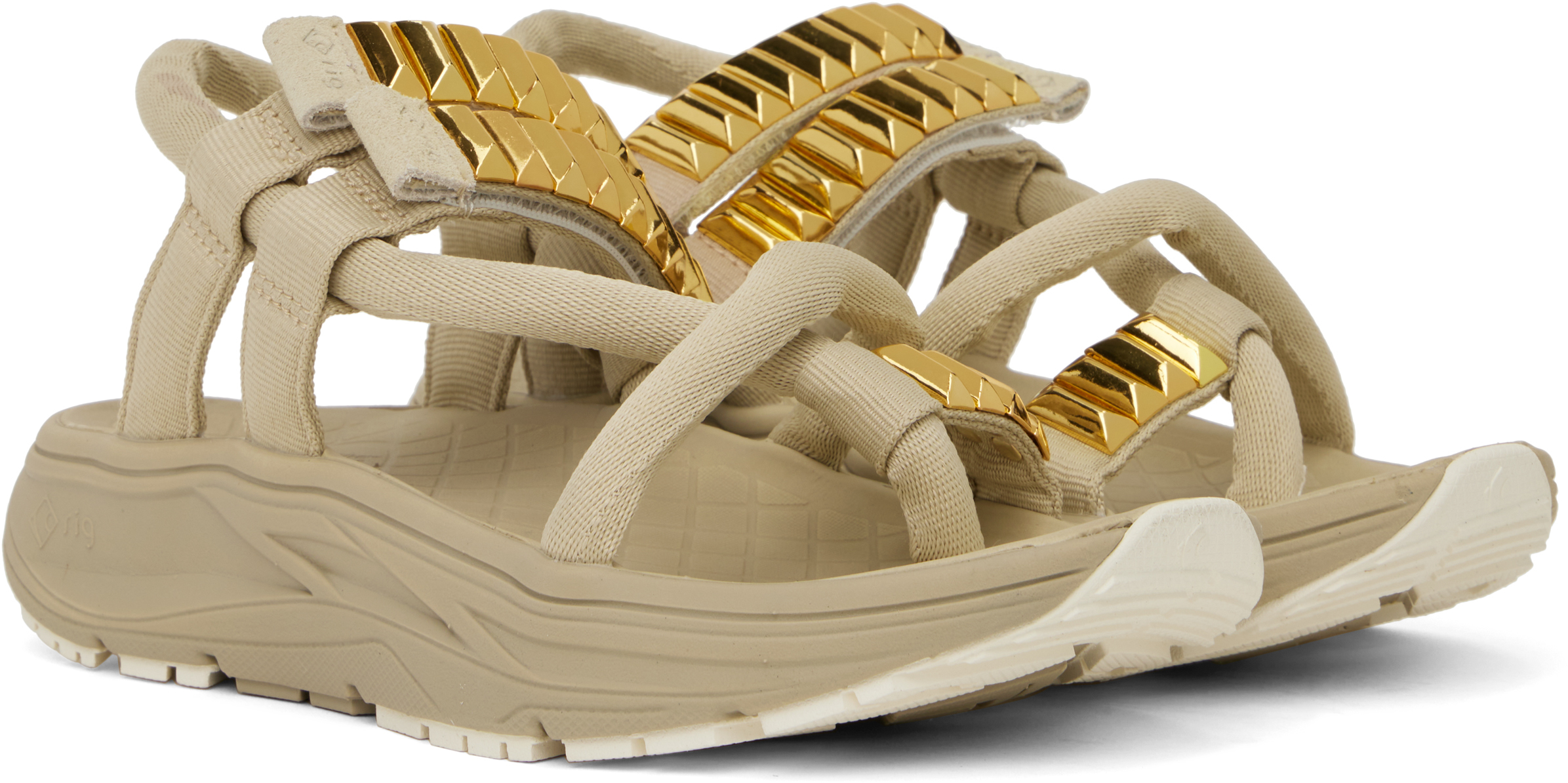 UNDERCOVER × nonnative KAMBA 3 by rig Beige nonnative & rig Edition KAMBA 3 Sandals – On Sale Now