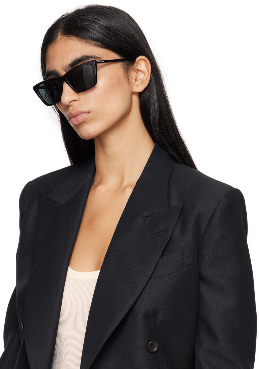 Black SL 737 Mica Thin Sunglasses – On Sale Now with Up to  display picture 3