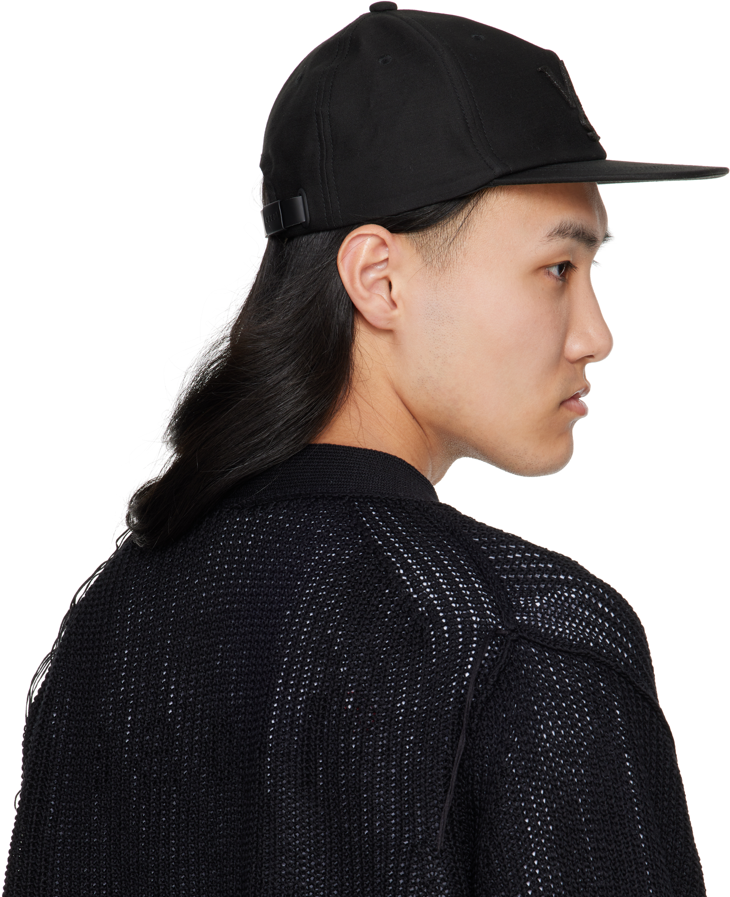 Sacai x WTAPS Cotton Back Satin Cap Black | HAVEN