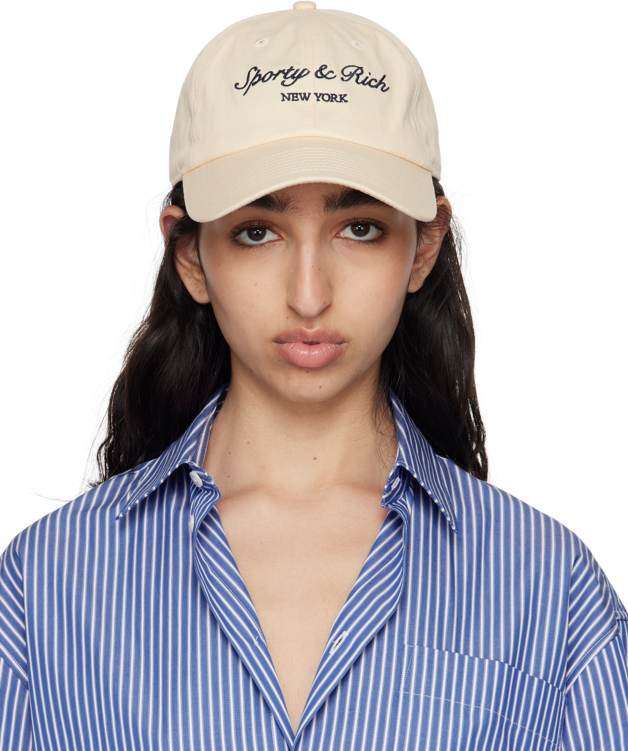 Sporty & Rich Off-White Syracuse Cap - Hats - Compare Prices from