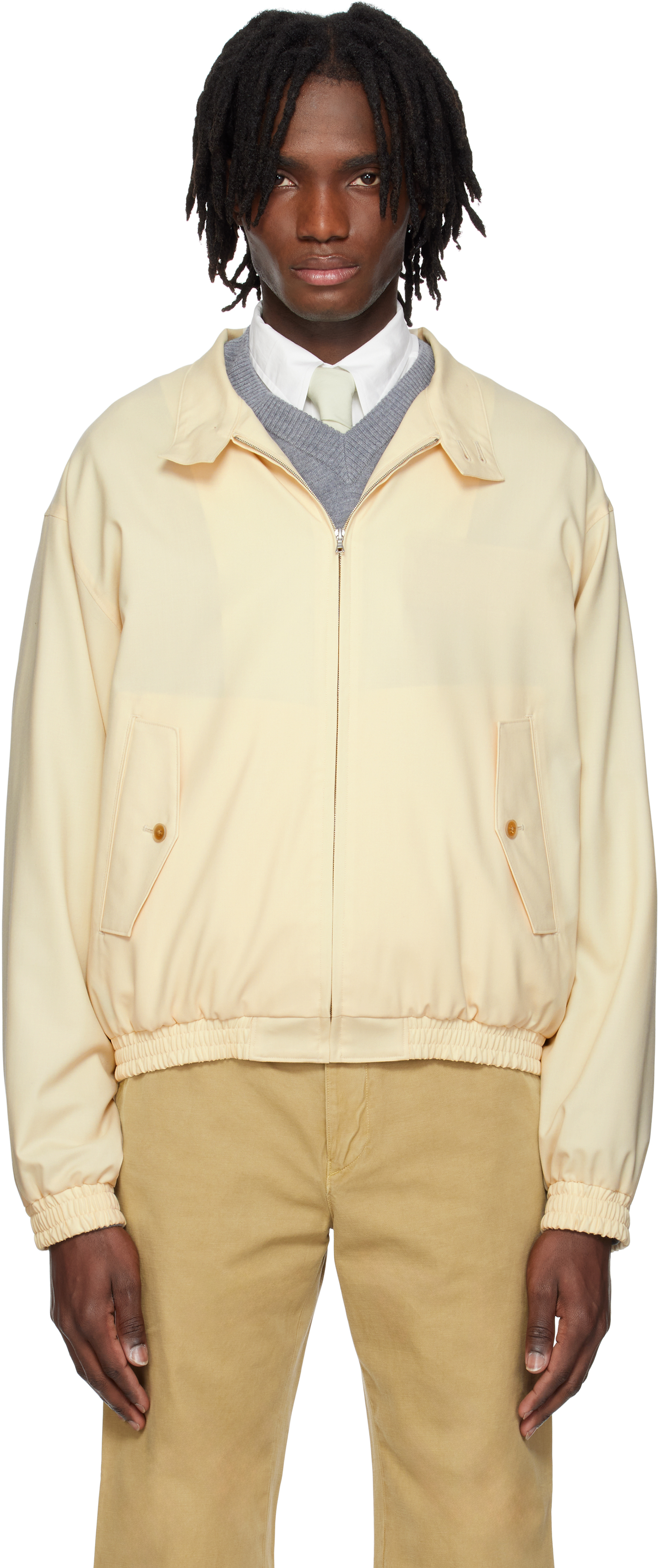 Off-White Super Fine Tropical Wool Jacket – On Sale Now with Up to