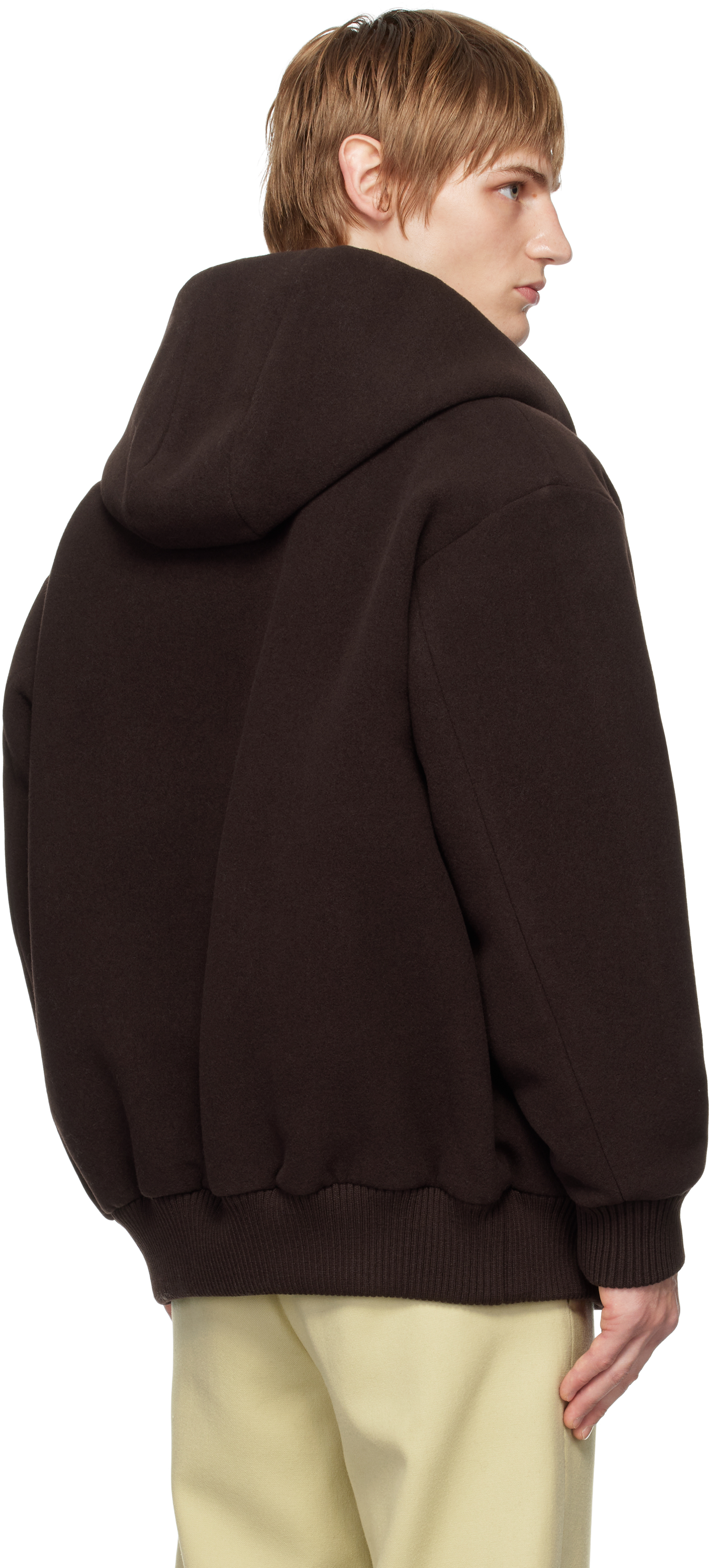 【AURALEE】BLUEFACEDWOOLDOUBLE CLOTHHOODIE Auralee Oversized cotton-blend hoodie Auralee