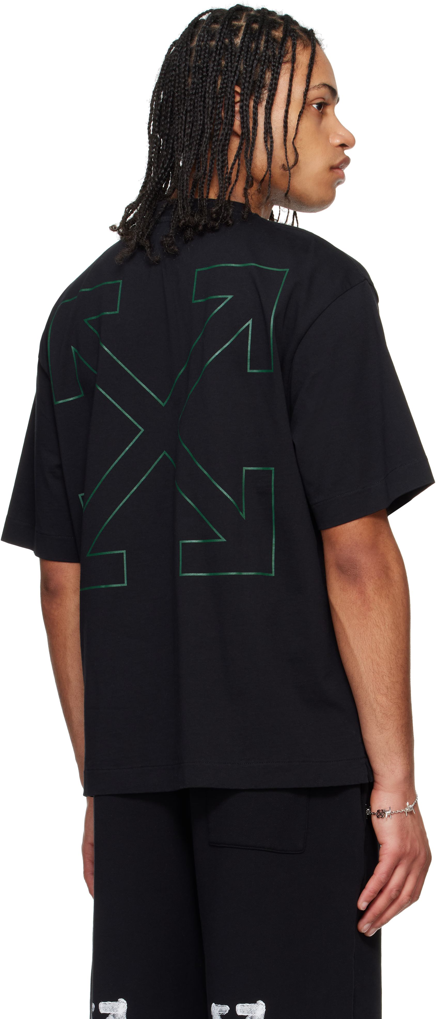 OFF WHITE♡ ブラック Banknote Arrow Tシャツ Black Banknote Arrow T-shirt by Off-White on Sale