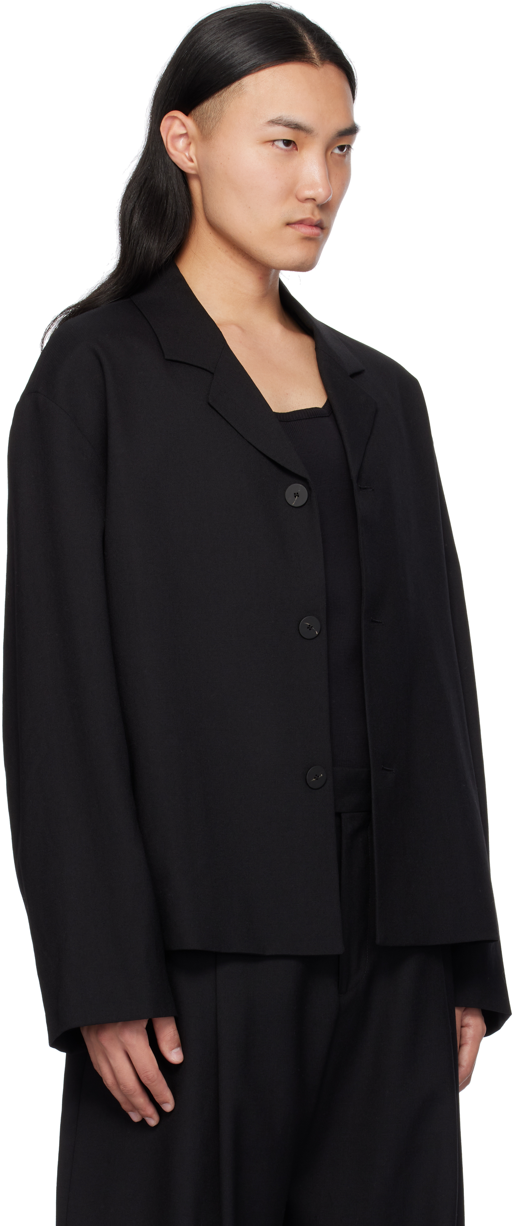 Shop Black Ferro Wool Jacket on Sale at BeyondStyle – Get 57