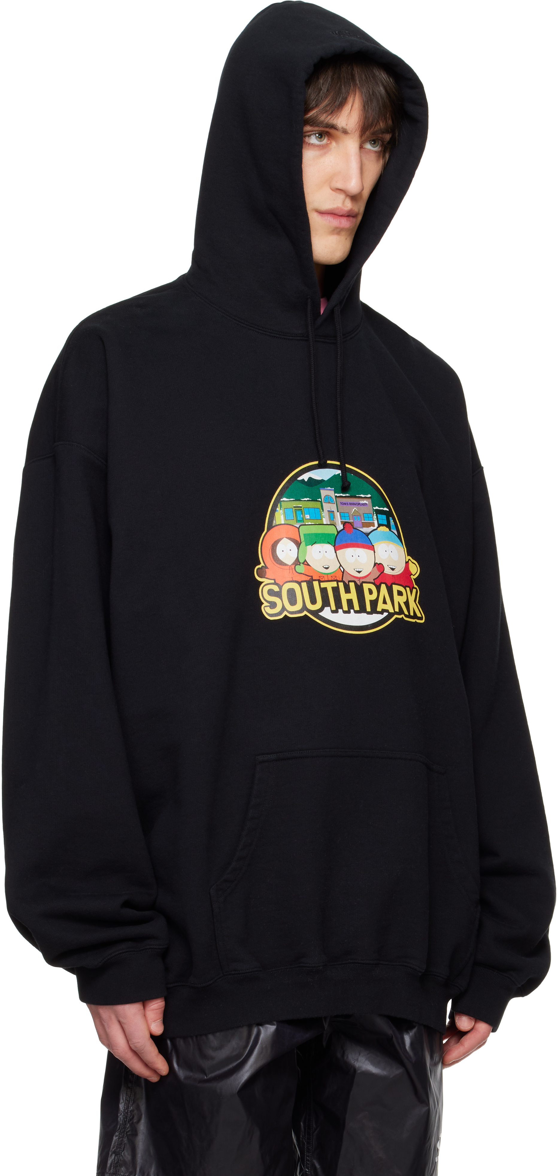 パーカー・フーディ Vetements 'Southpark' Sweatshirt Shop Black 'South Park' Oversized Hoodie on Sale at