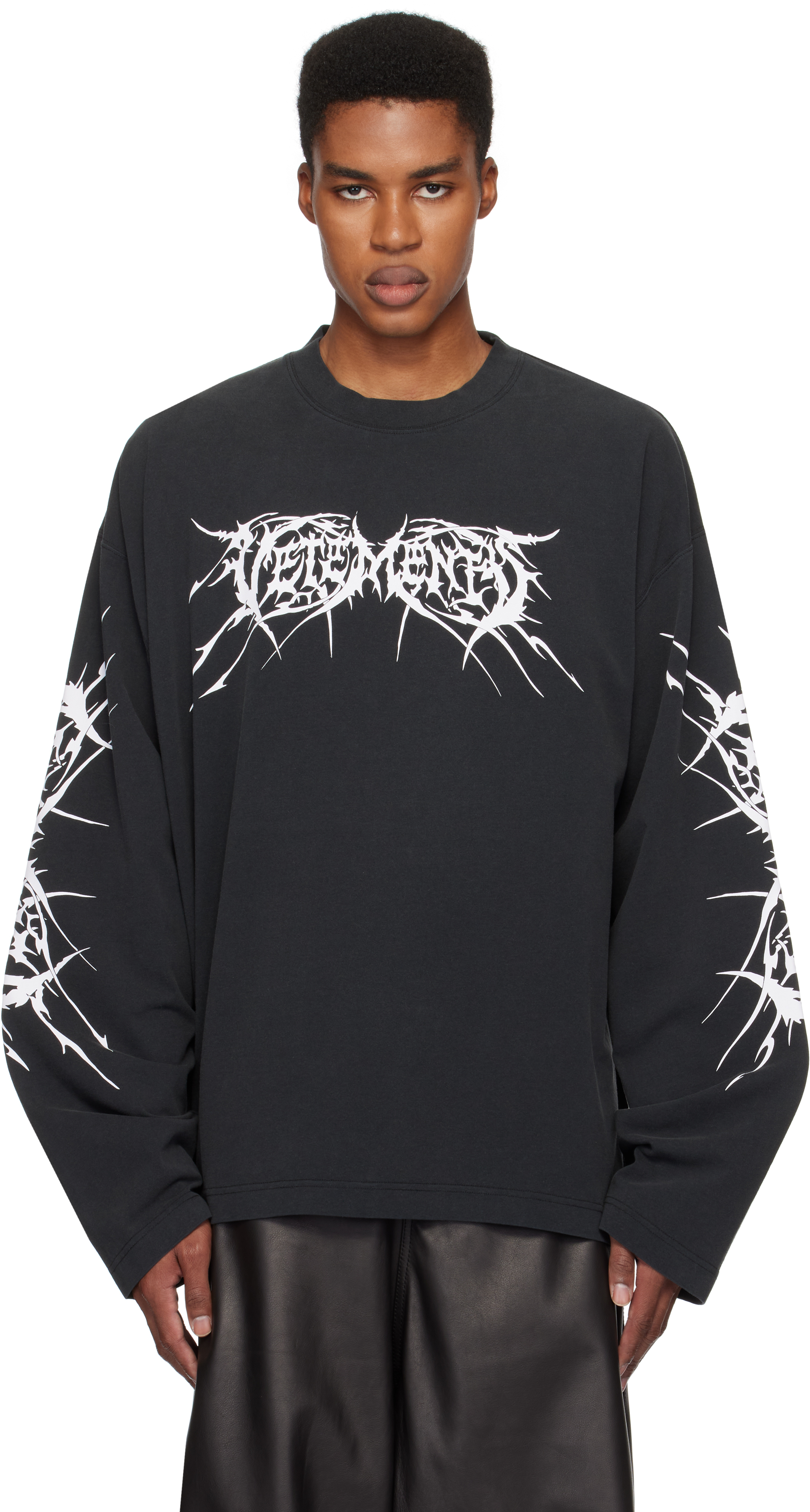 Black Death Metal Longsleeve T-shirt – On Sale Now with Up