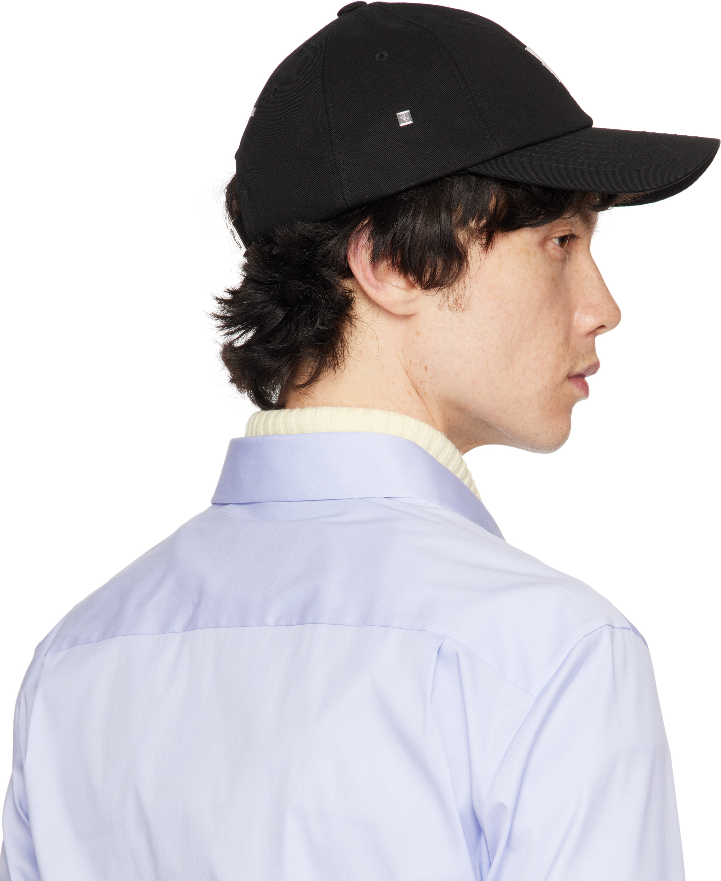 【WOOYOUNGMI】 Wooyoungmi Logo Ball Cap Black - 23SS s-l400.jpg