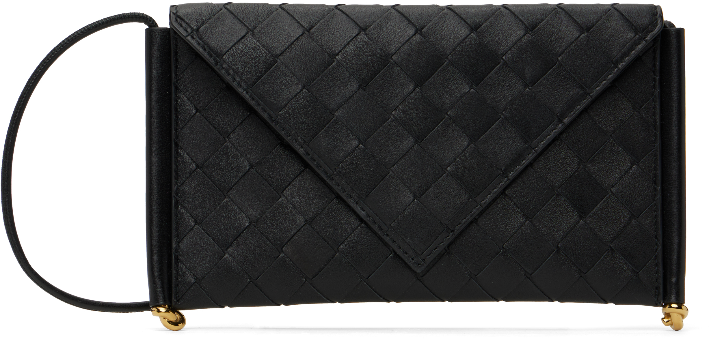 【関税送料込】BOTTEGA VENETA Solstice Phone Pouch Black Bottega Veneta Black Solstice Phone Bag - Bags - Free