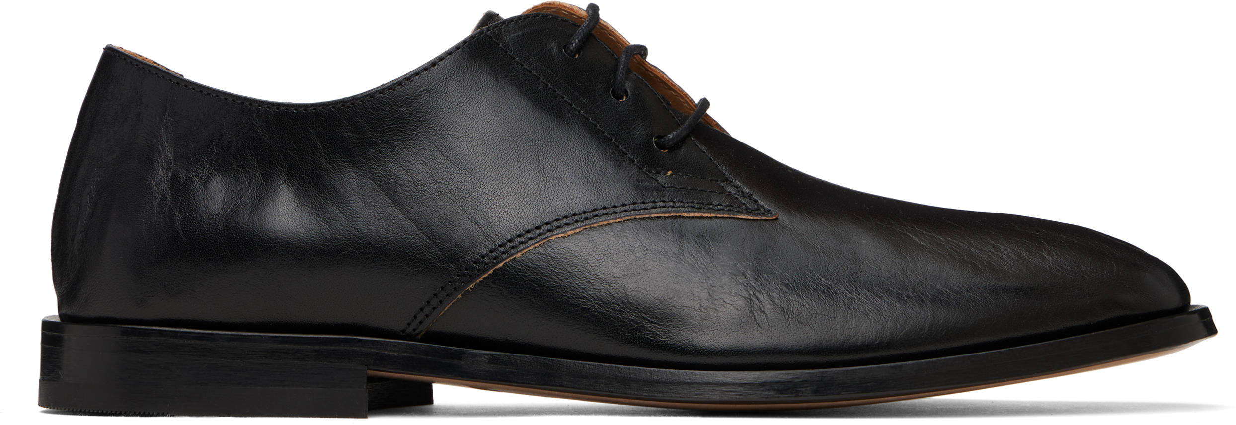 Our Legacy Black Collapsing Consultant Derbys - Business Casual